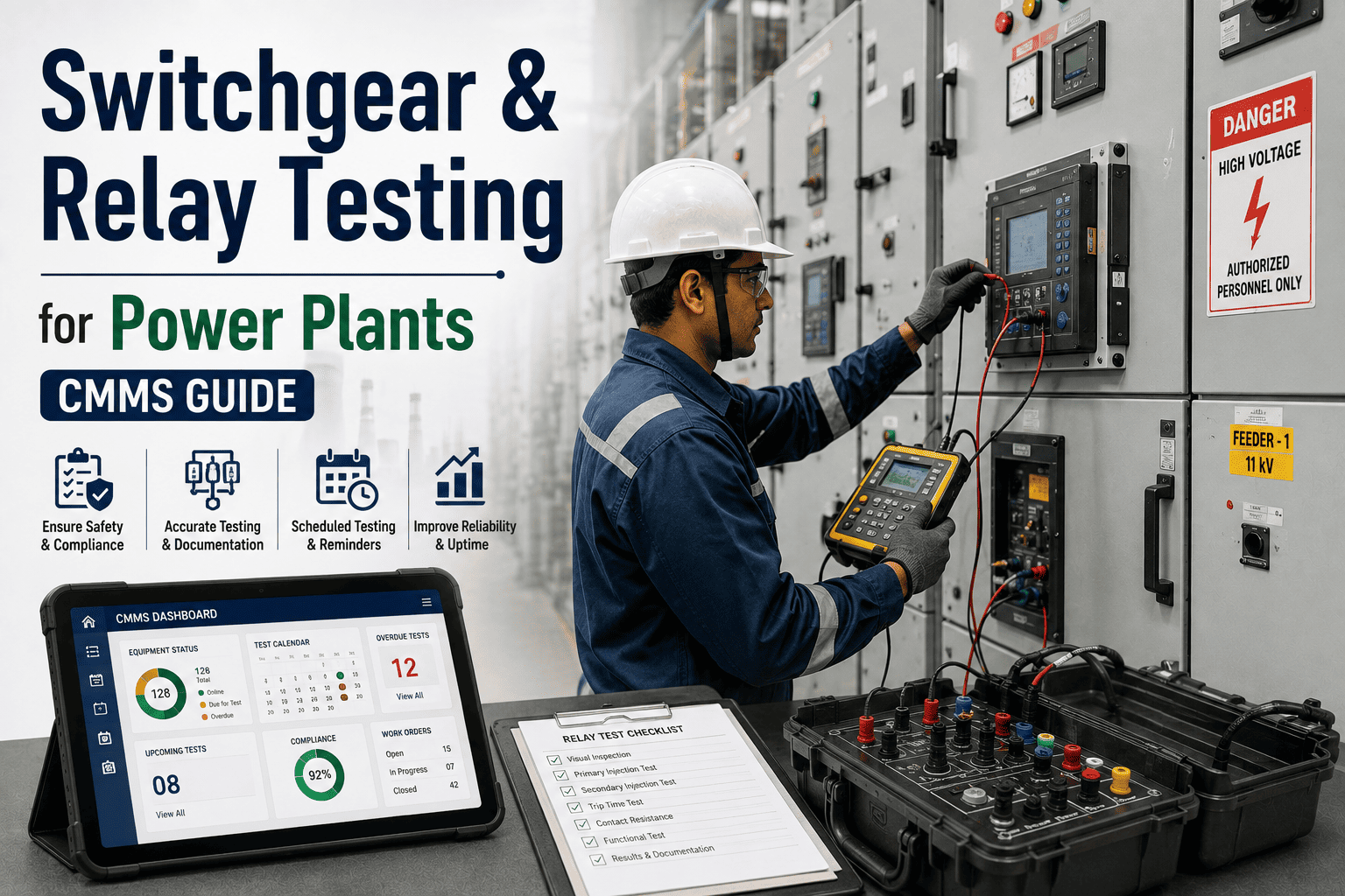 switchgear-relay-testing-power-plant-cmms-guide