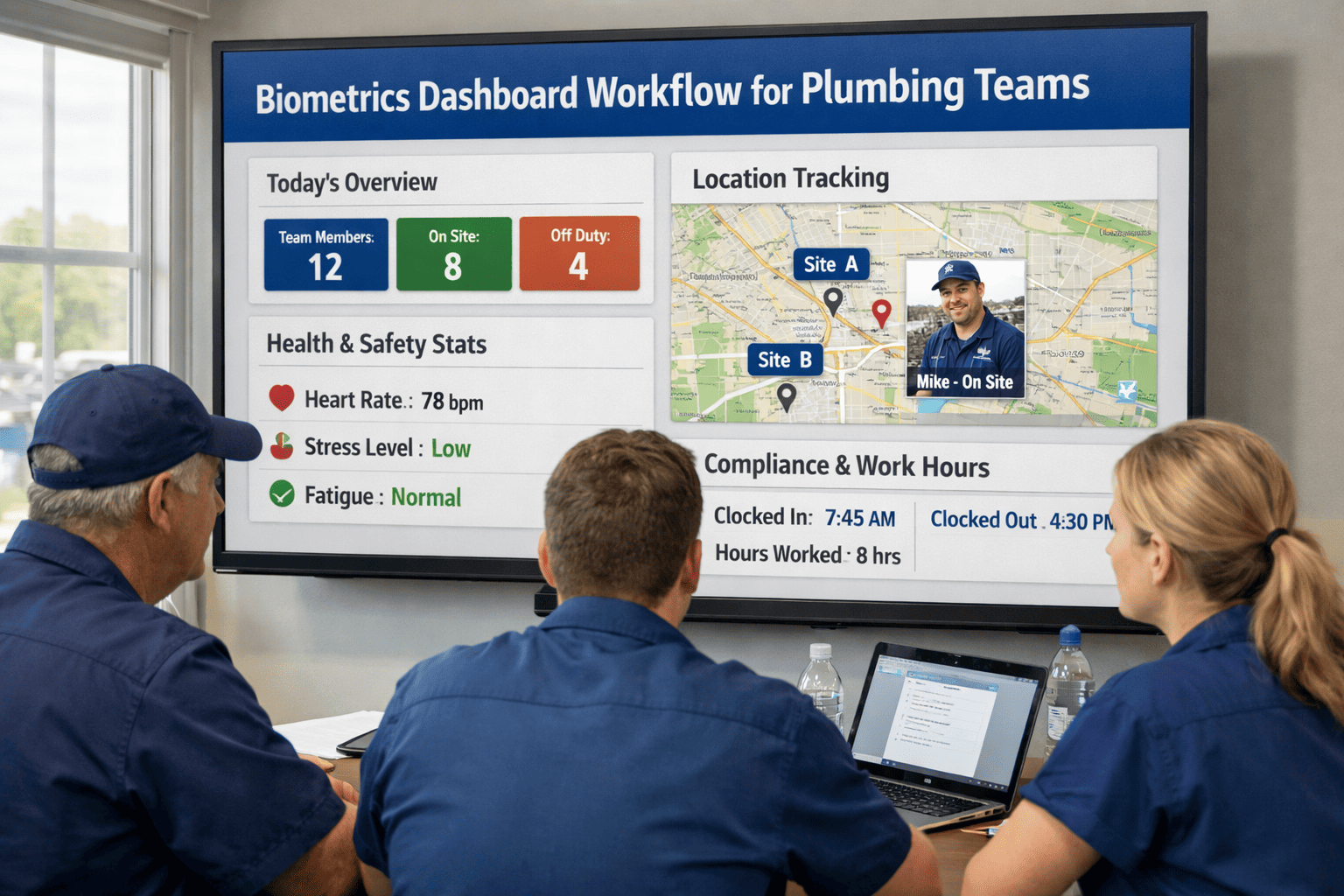 biometrics-dashboard-workflow-for-plumbing-teams