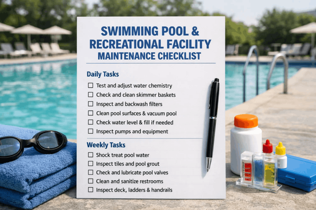 swimming-pool-and-recreational-facility-maintenance-checklist