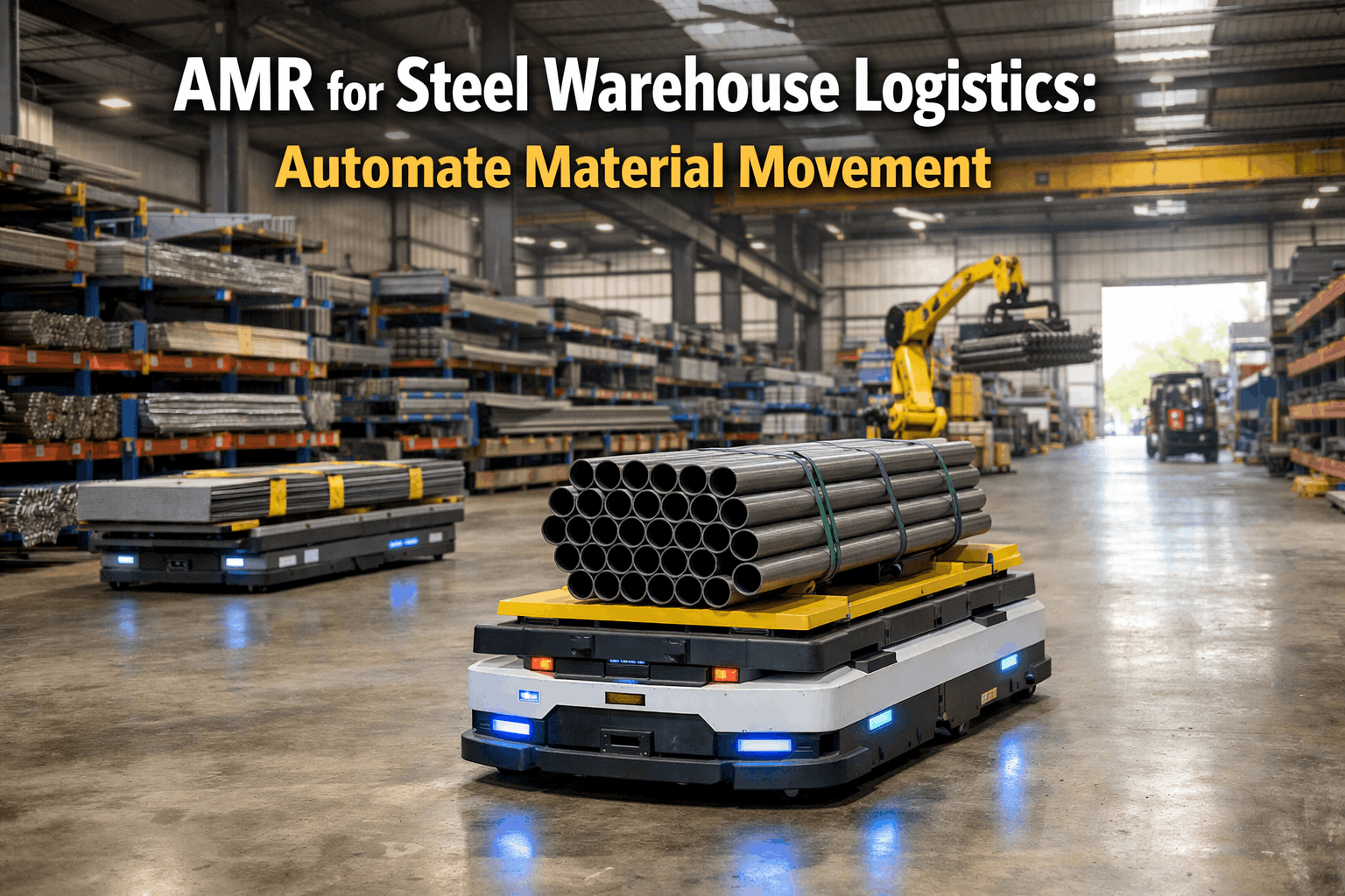 amr-steel-warehouse-logistics