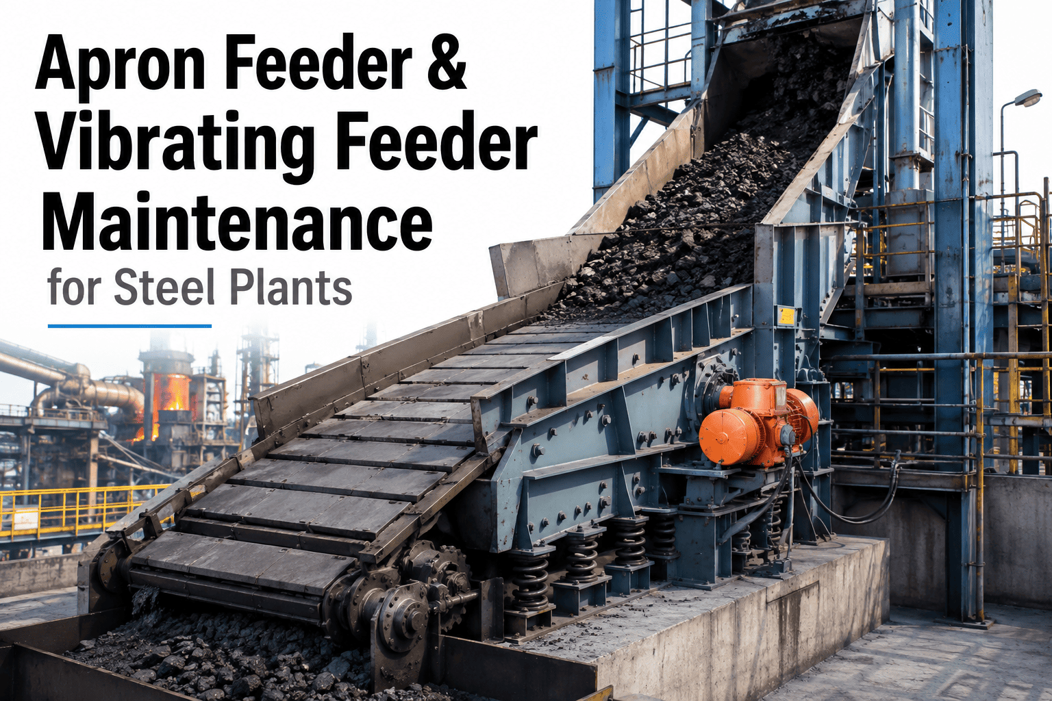 apron-feeder-vibrating-feeder-maintenance-steel-plant