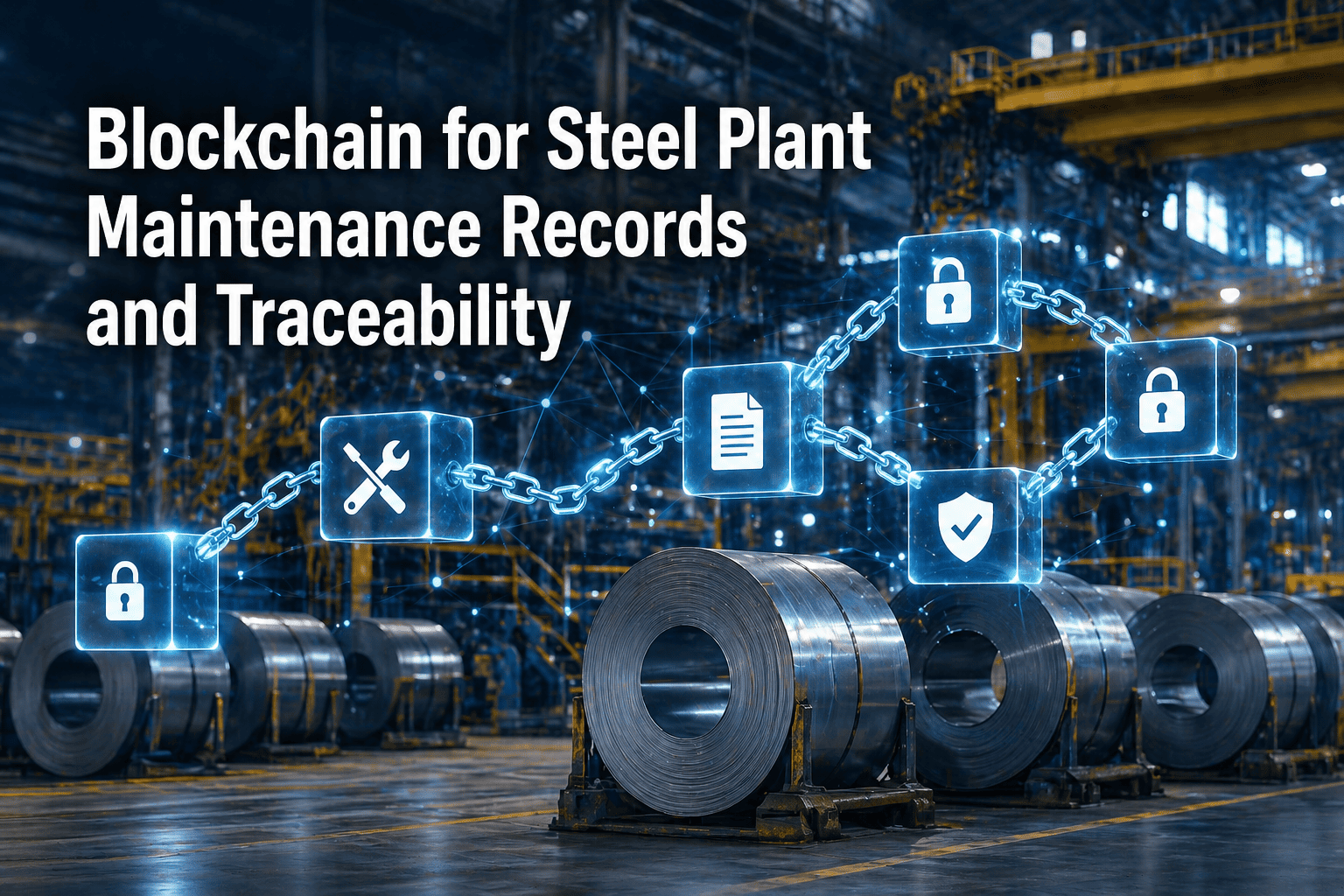 blockchain-maintenance-records-traceability-steel-plants