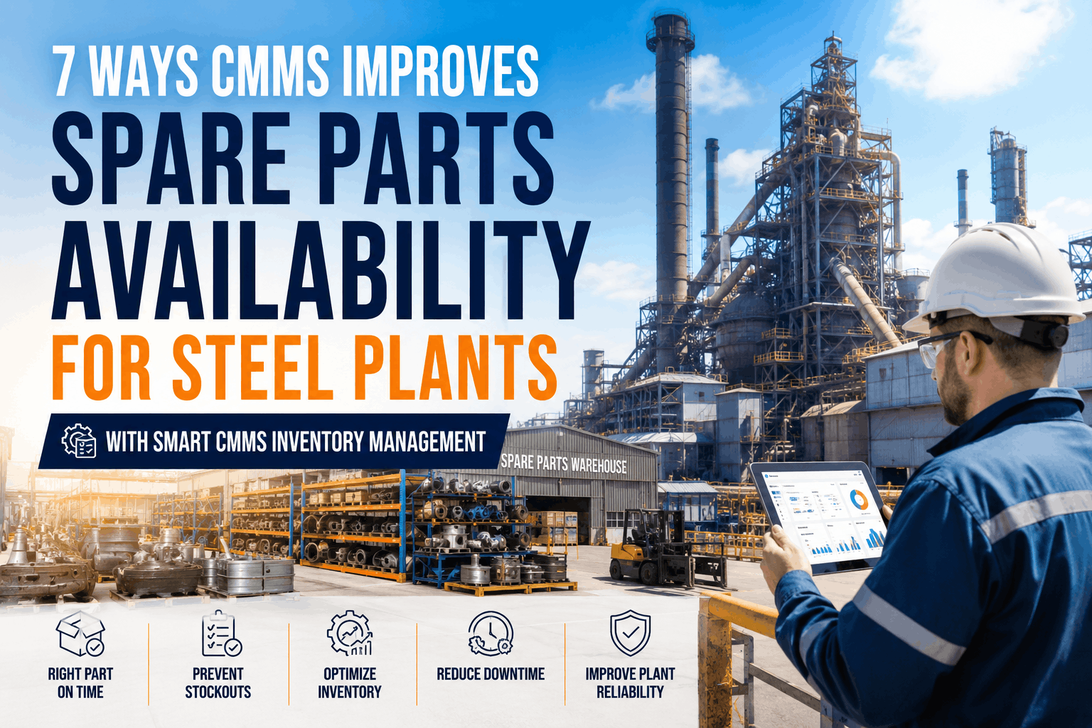 cmms-improves-spare-parts-availability-steel-plants