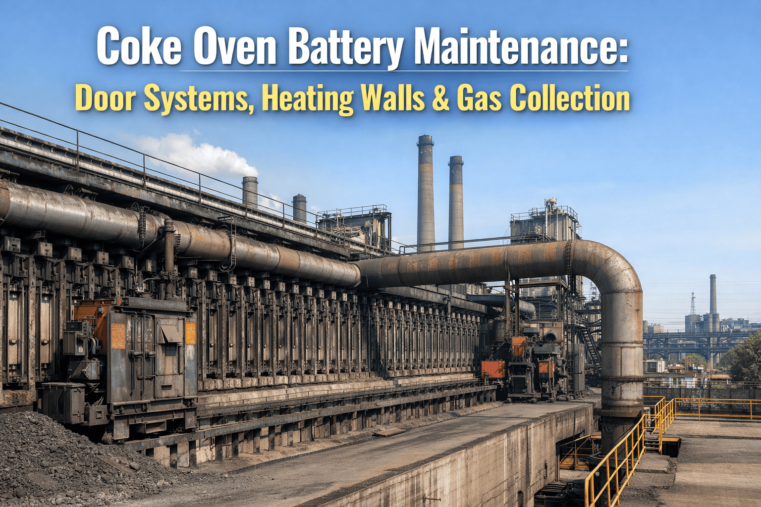 coke-oven-battery-maintenance-refractory-door-gas-systems
