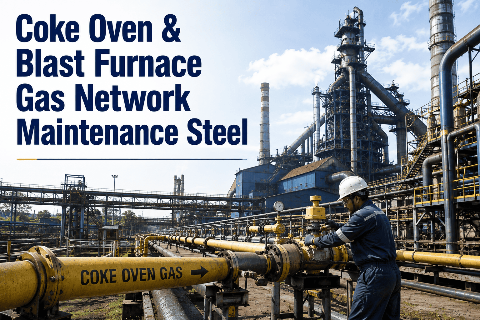 coke-oven-gas-blast-furnace-gas-network-maintenance-steel