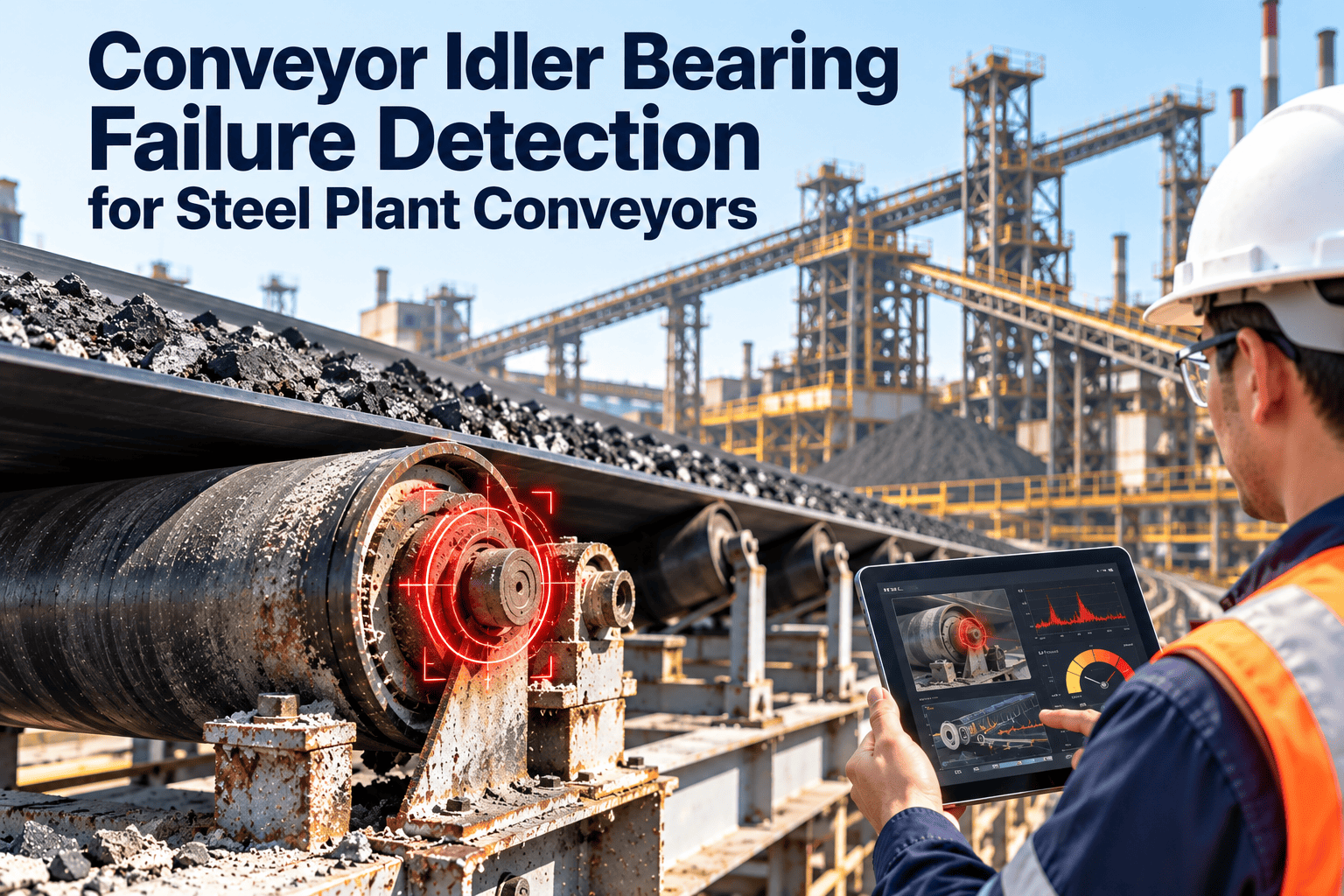 conveyor-idler-bearing-failure-detection-steel-plant-conveyors