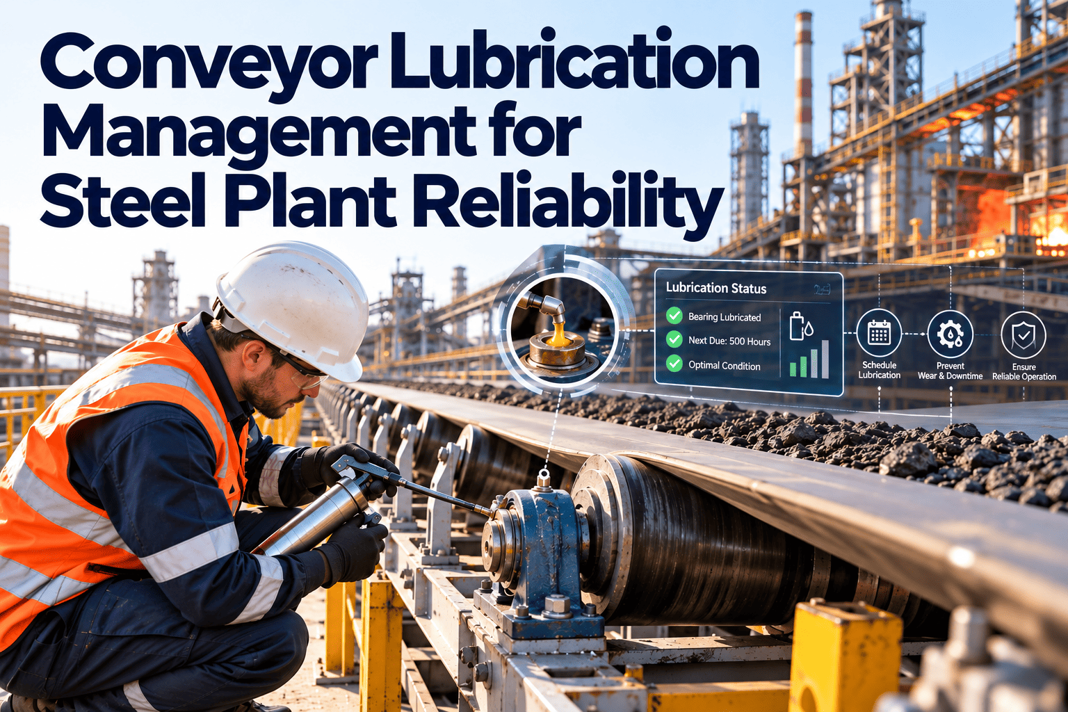 conveyor-lubrication-management-steel-plant-reliability