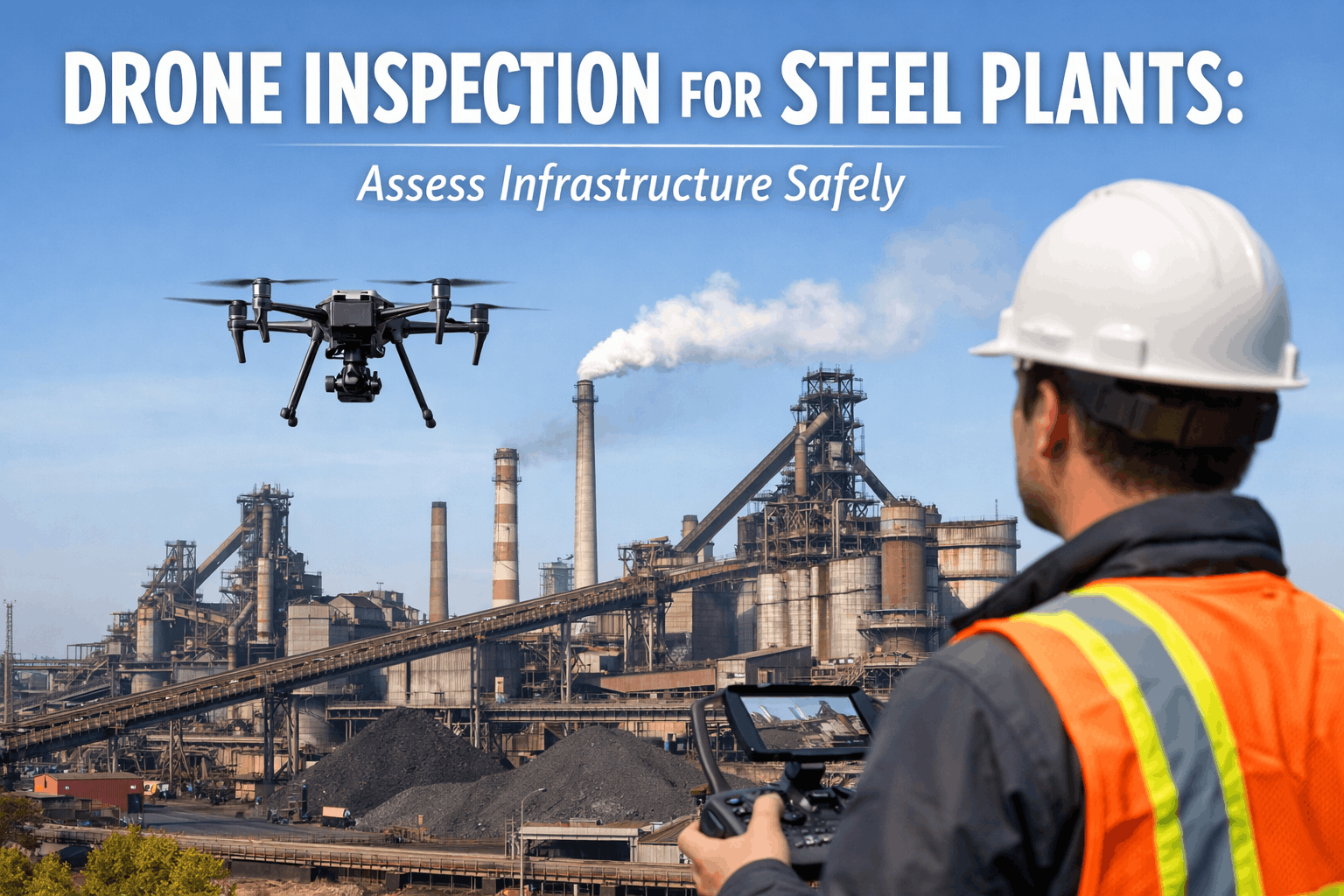 drone-inspection-steel-plant