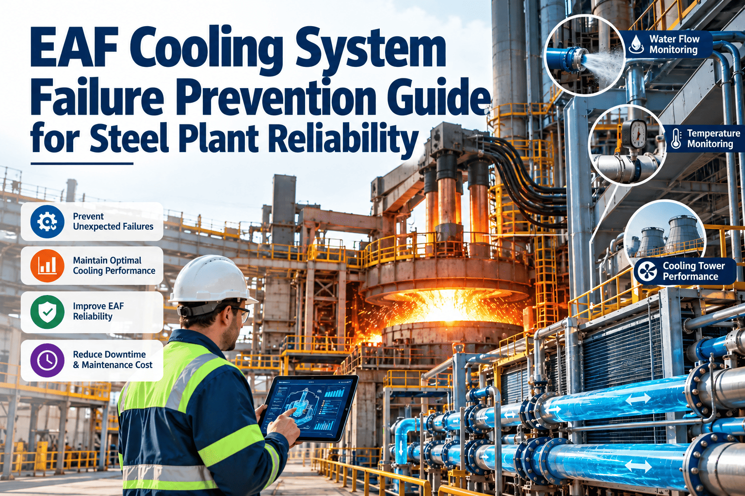 eaf-cooling-system-failure-prevention-steel-plant-reliability