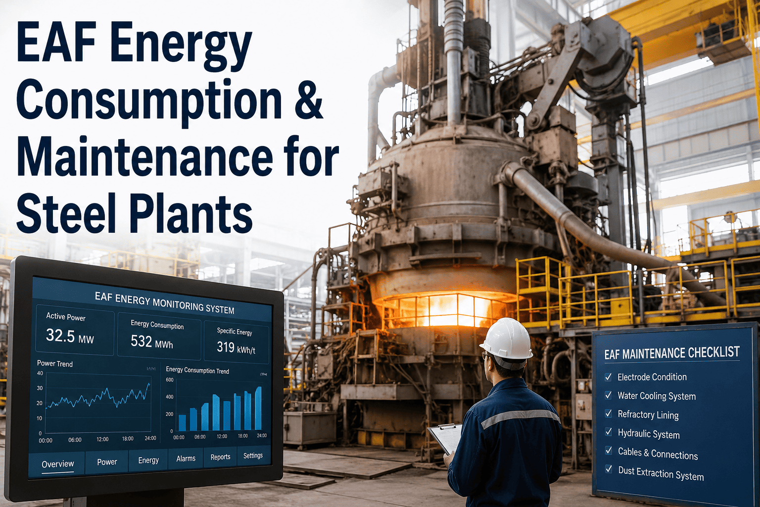 eaf-energy-consumption-maintenance-steel-plant-guide
