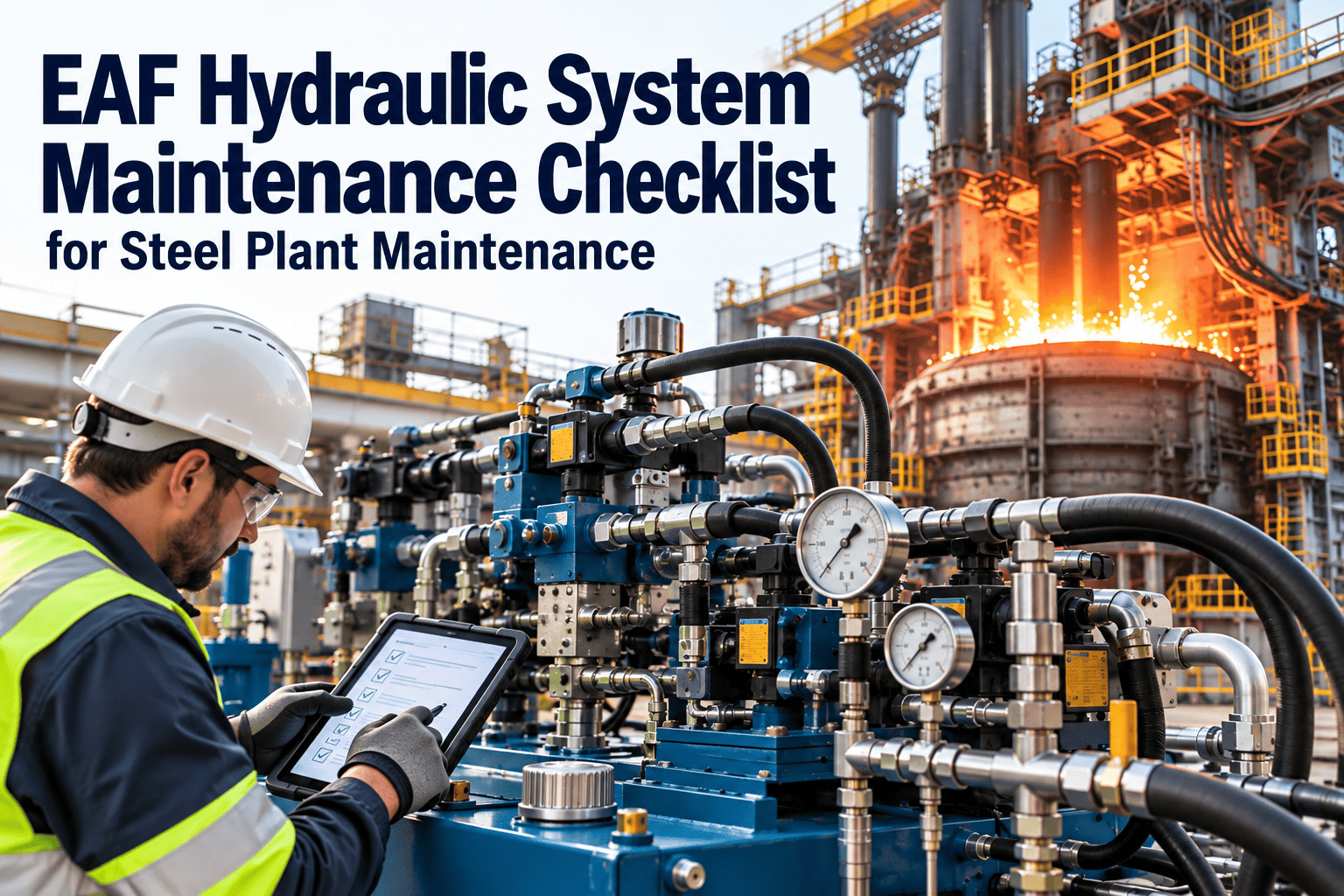 eaf-hydraulic-system-checklist-steel-plant
