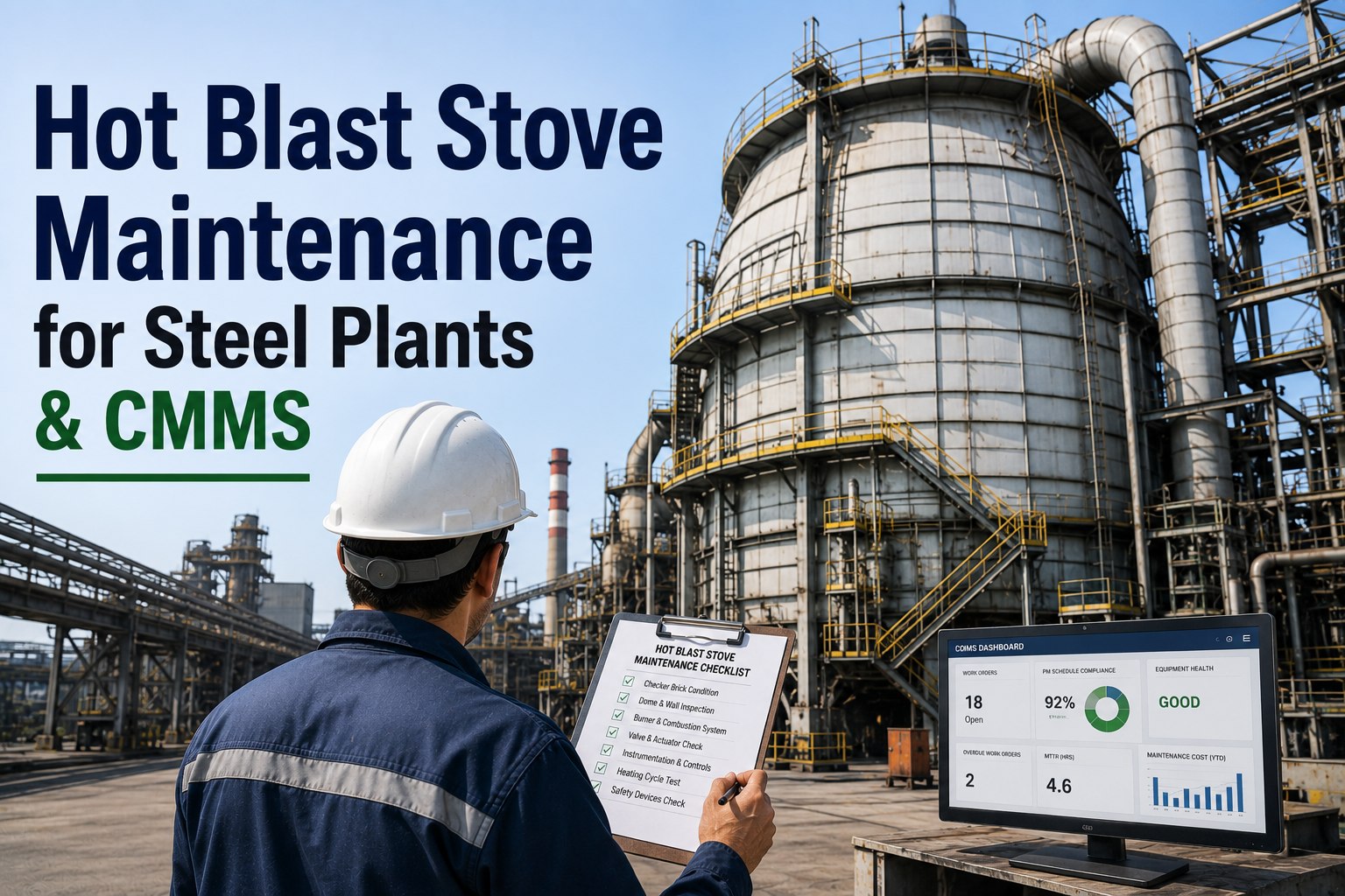hot-blast-stove-maintenance-steel-plant-cmms