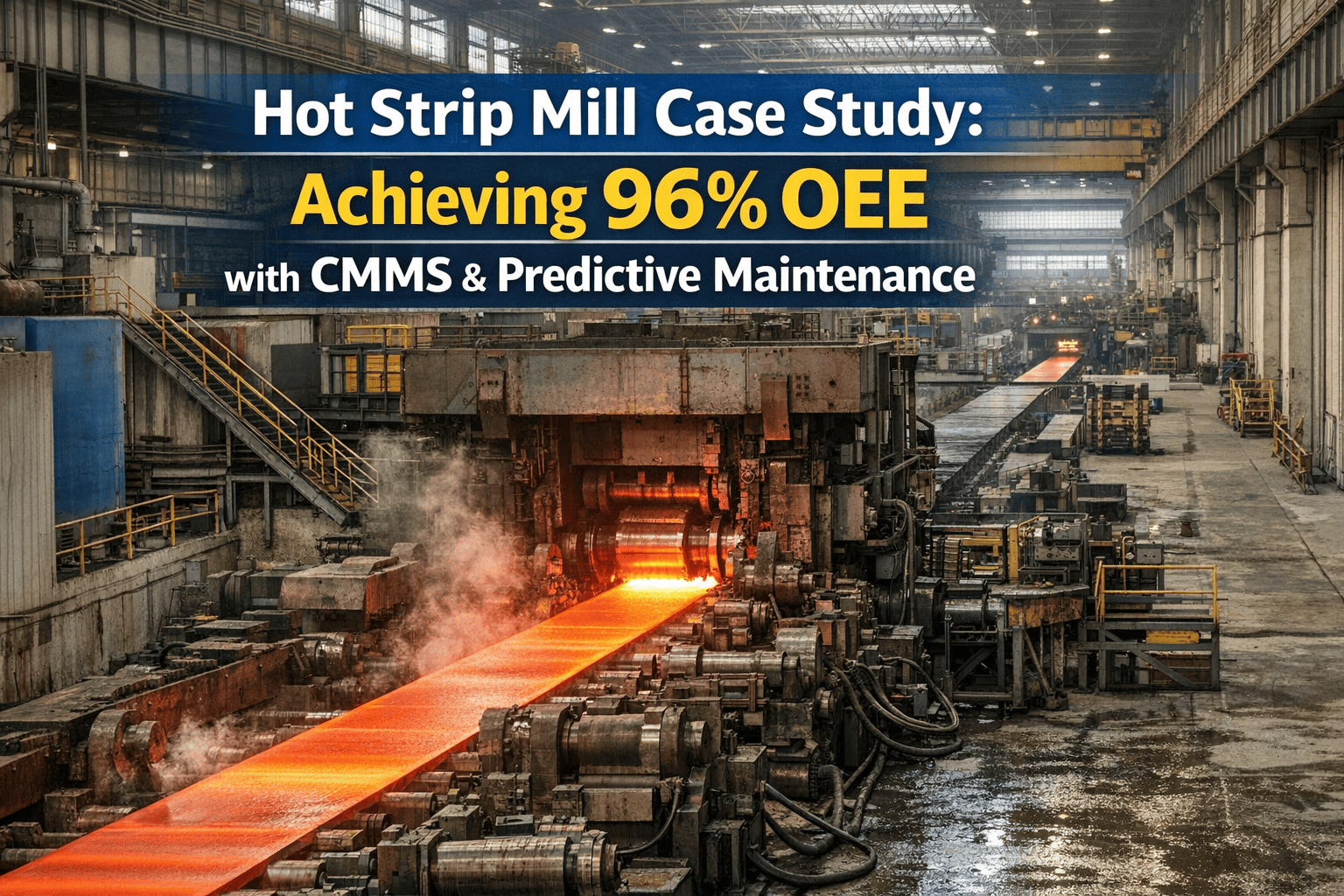 hot-strip-mill-oee-improvement-cmms-predictive-maintenance