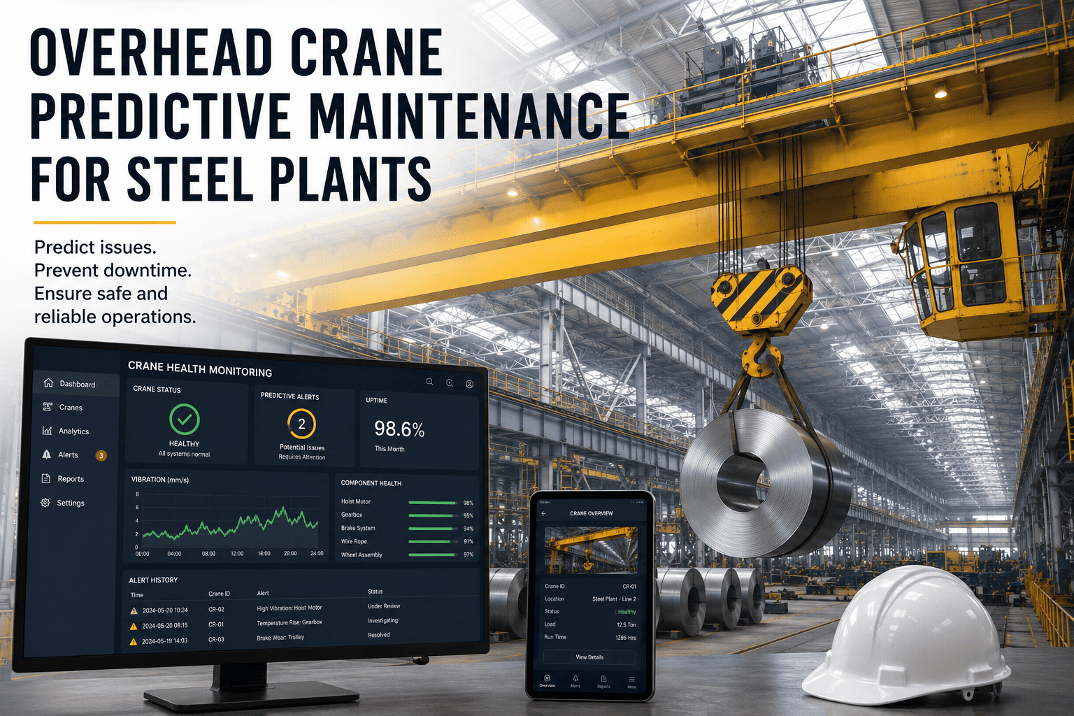 overhead-crane-predictive-maintenance-steel-plant-cmms