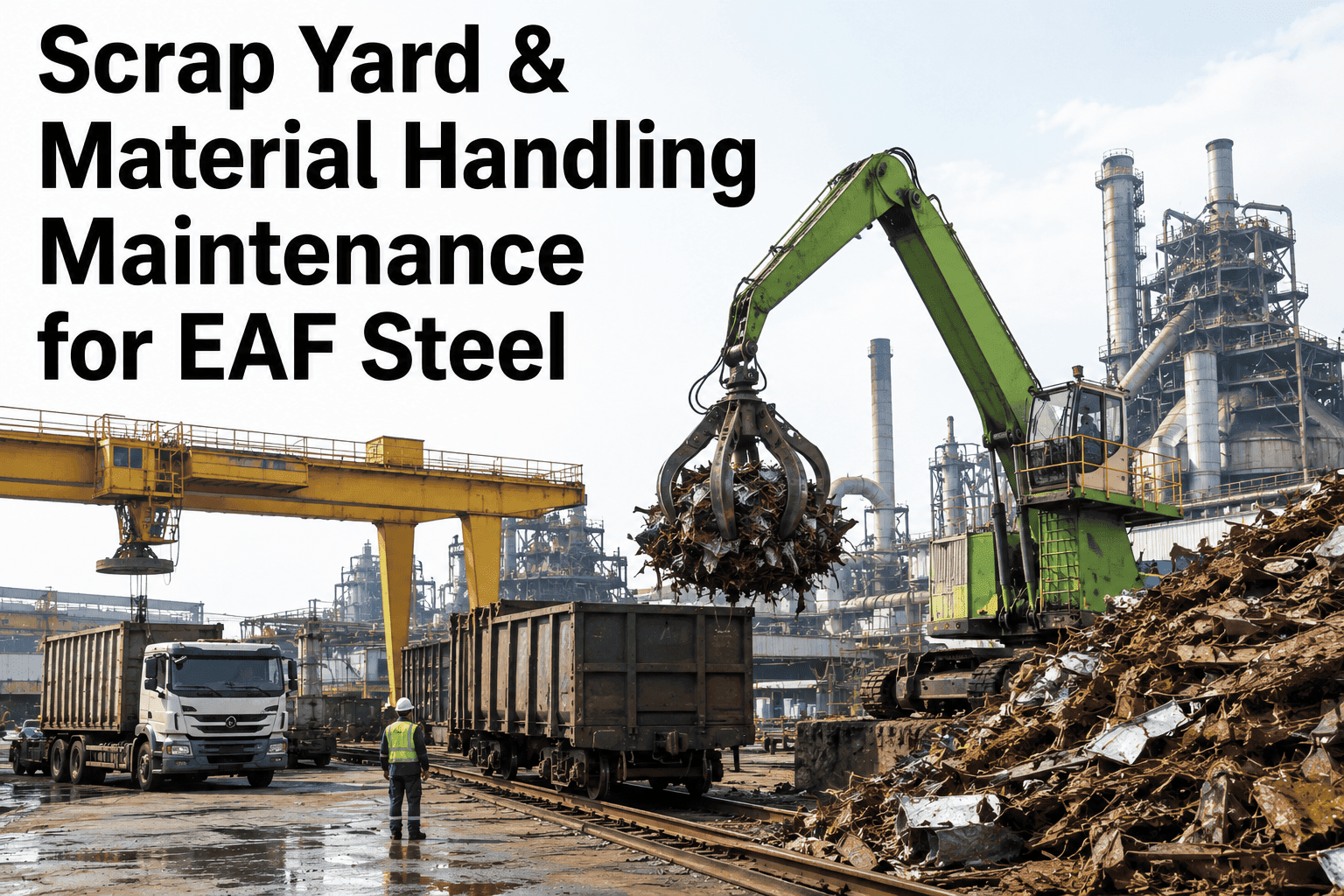 scrap-yard-material-handling-maintenance-eaf-steel