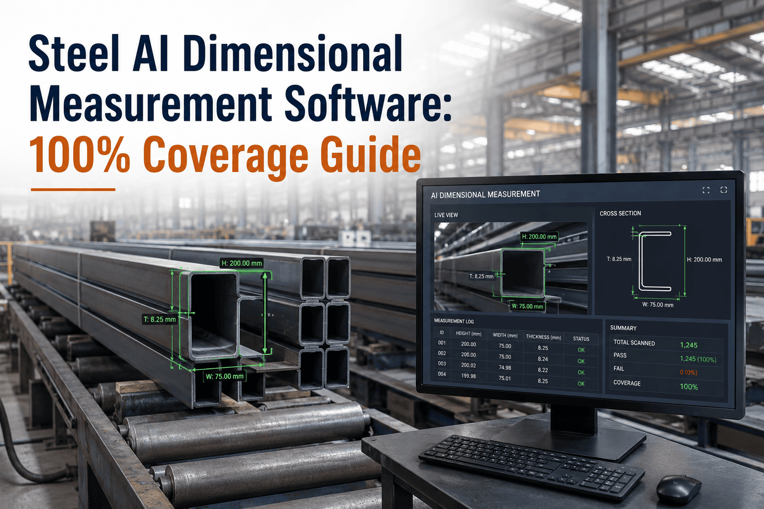 steel-ai-dimensional-measurement-software-100-coverage-guide