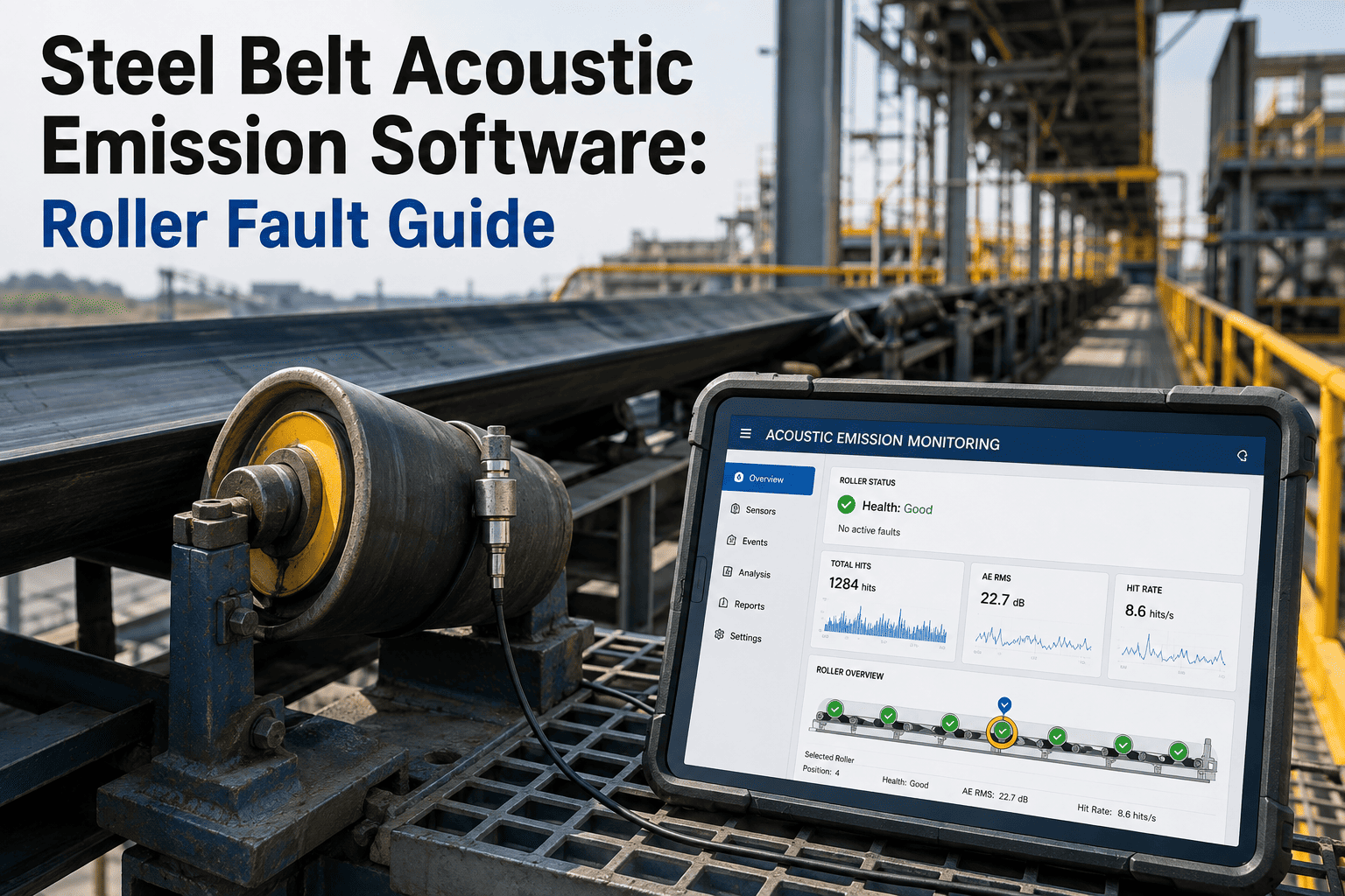 steel-belt-acoustic-emission-software-roller-fault-guide