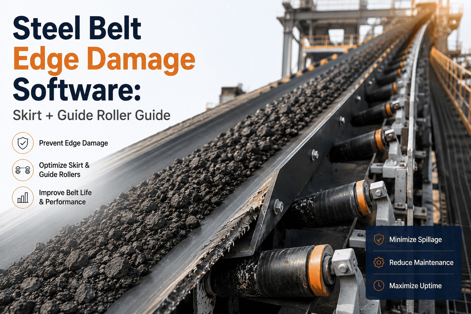 steel-belt-edge-damage-software-skirt-guide-roller-guide