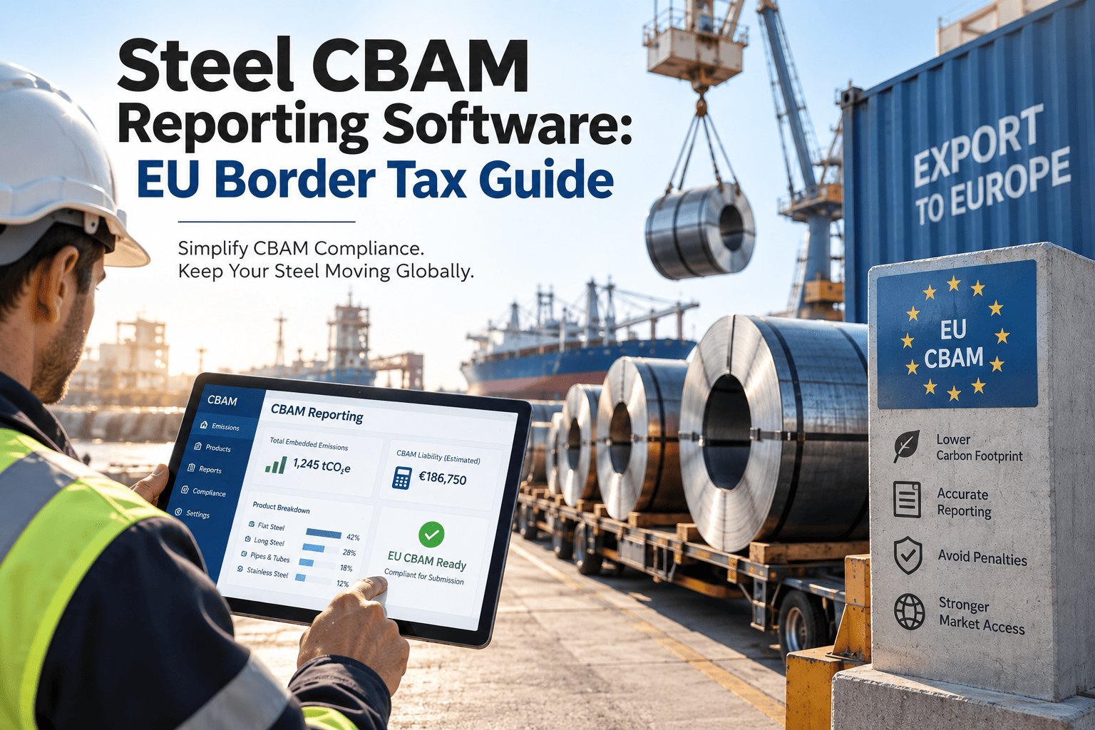 steel-cbam-reporting-software-eu-border-tax-guide