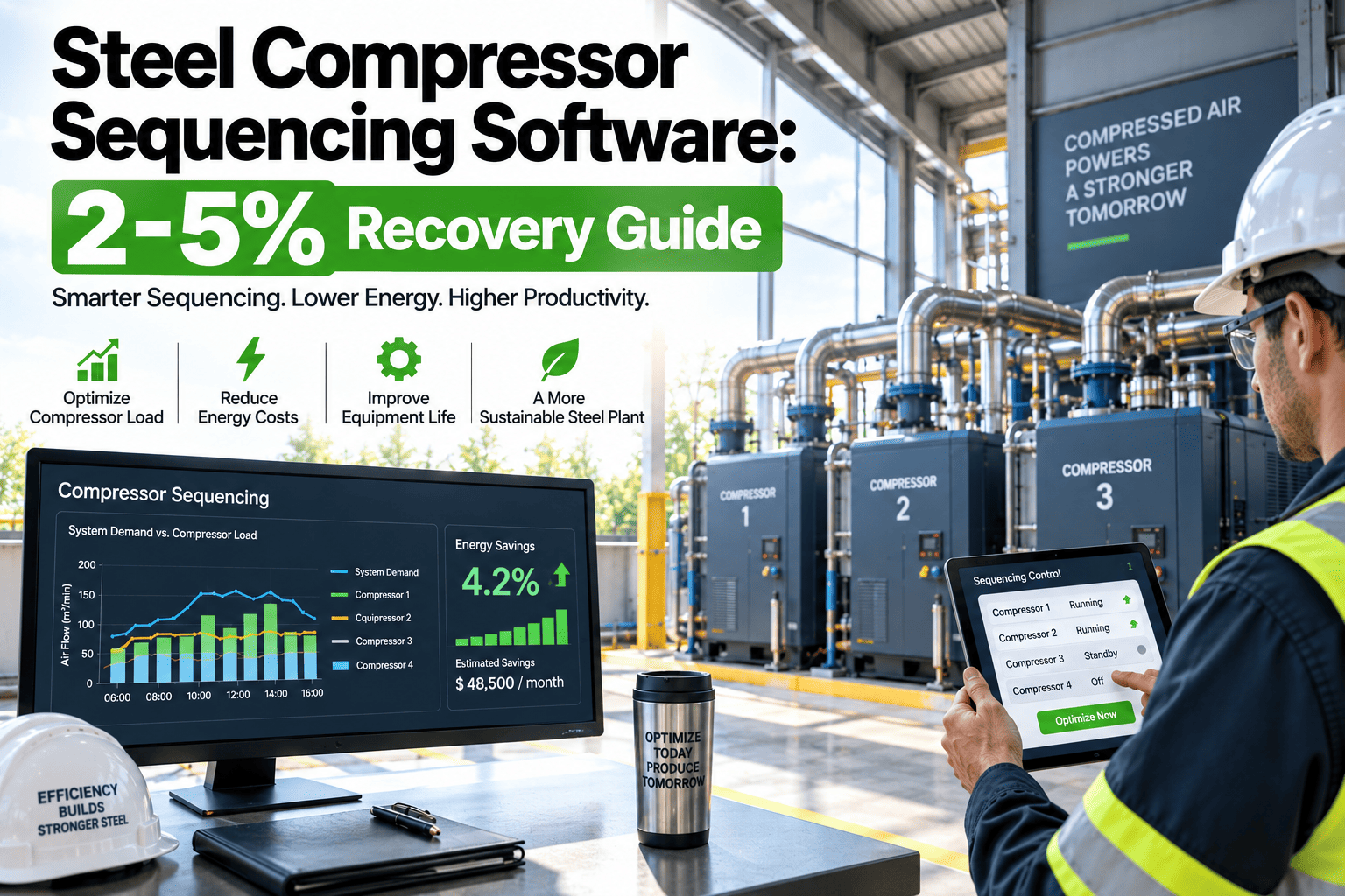steel-compressor-sequencing-software-2-5-percent-recovery-guide