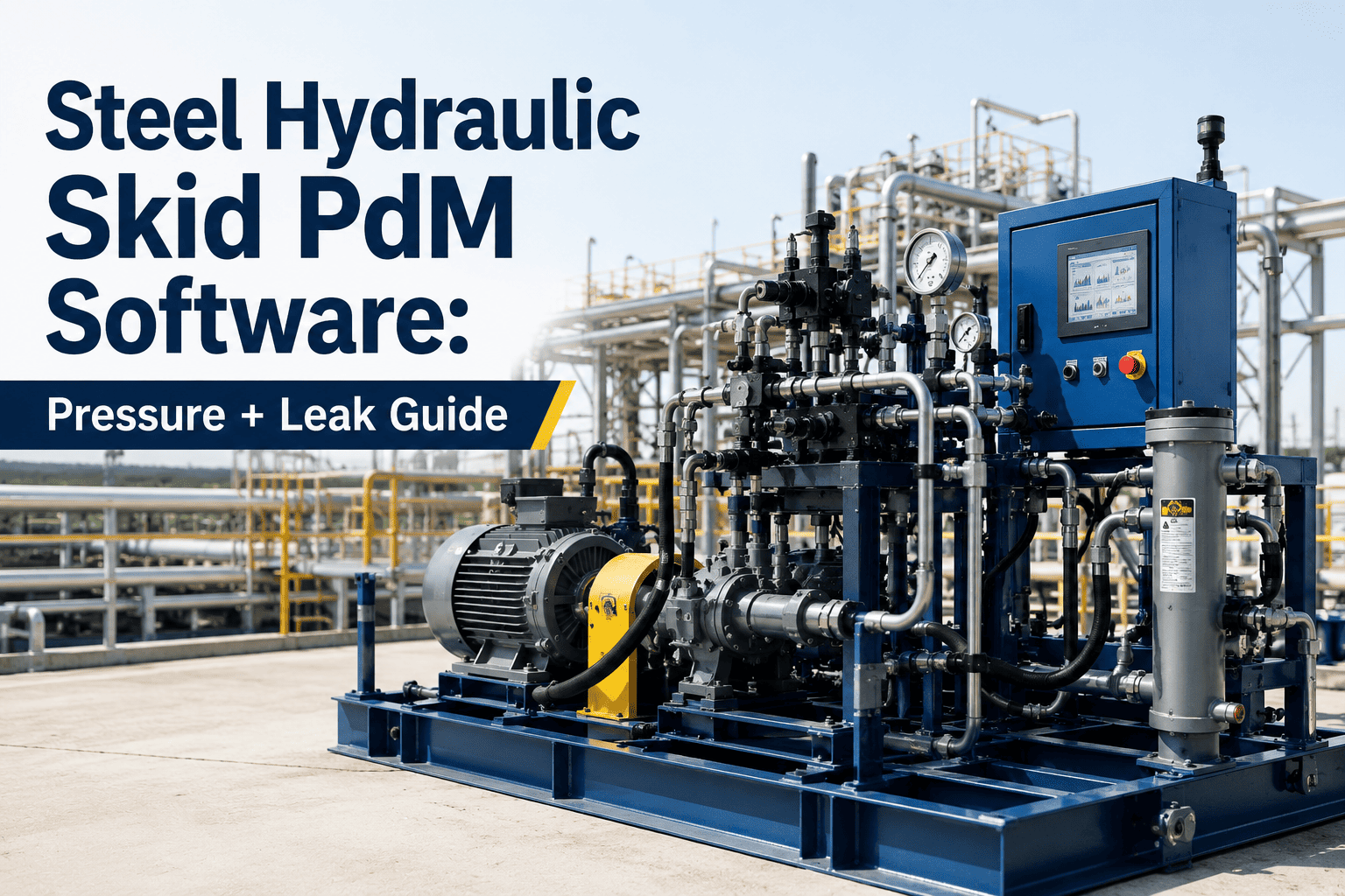 steel-hydraulic-skid-pdm-software-pressure-leak-guide