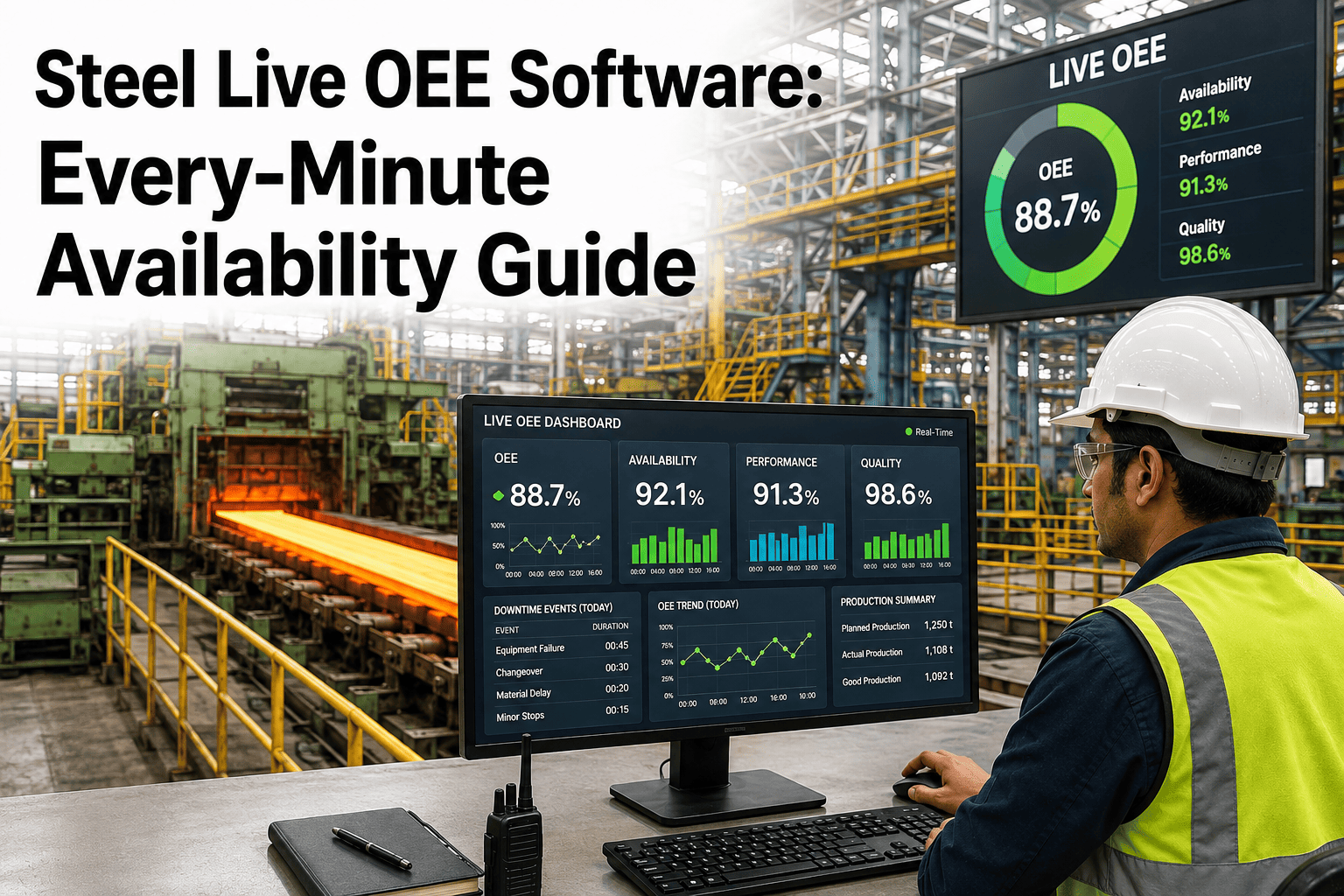 steel-live-oee-software-every-minute-availability-guide