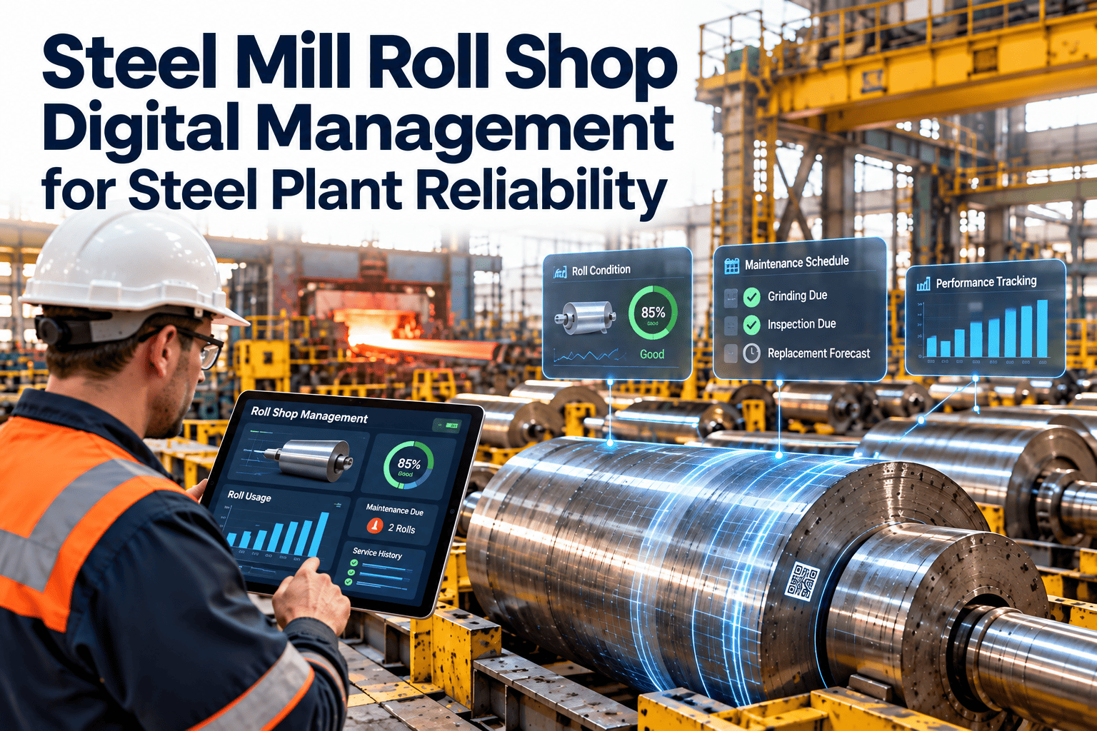 steel-mill-roll-shop-digital-management-plant-reliability