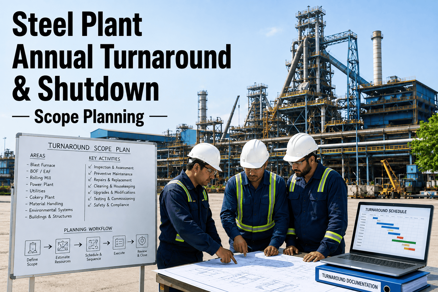 steel-plant-annual-turnaround-shutdown-scope-planning