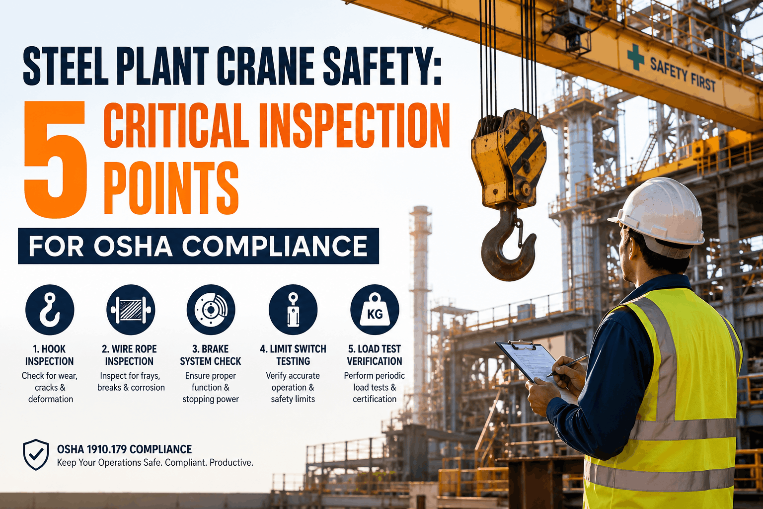 steel-plant-crane-safety-osha-compliance-inspection-points