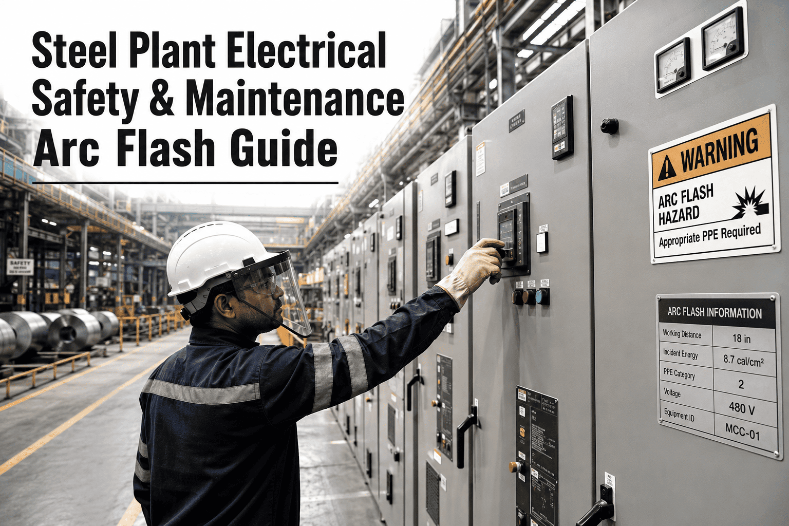 steel-plant-electrical-safety-maintenance-arc-flash