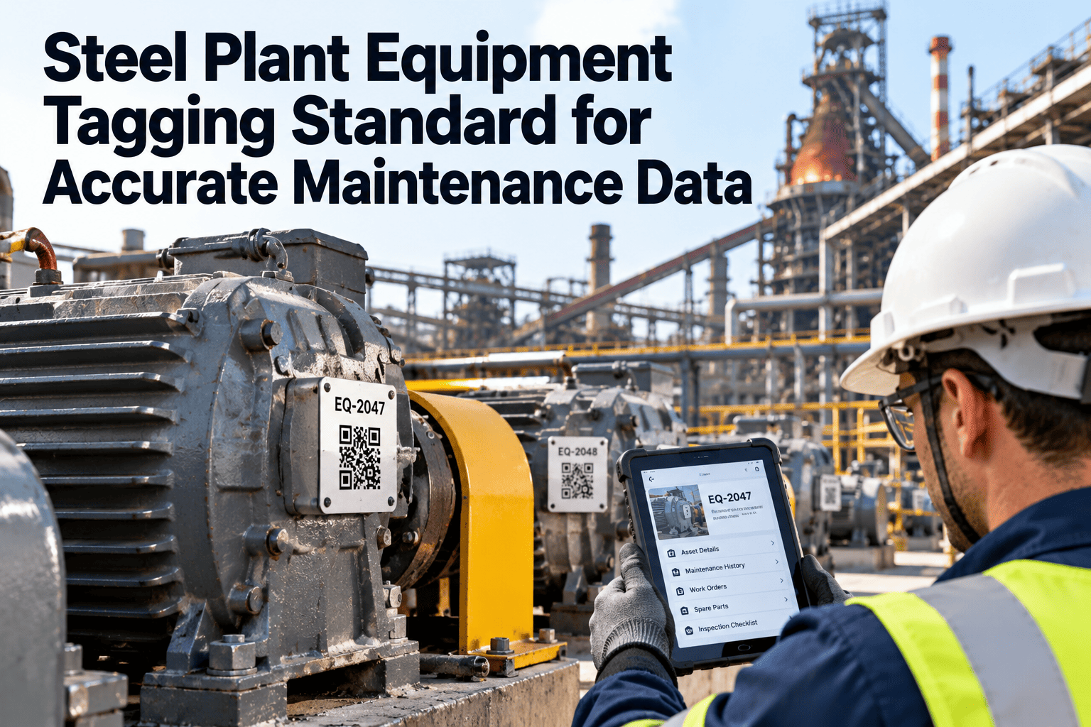 steel-plant-equipment-tagging-standard-accurate-maintenance-data