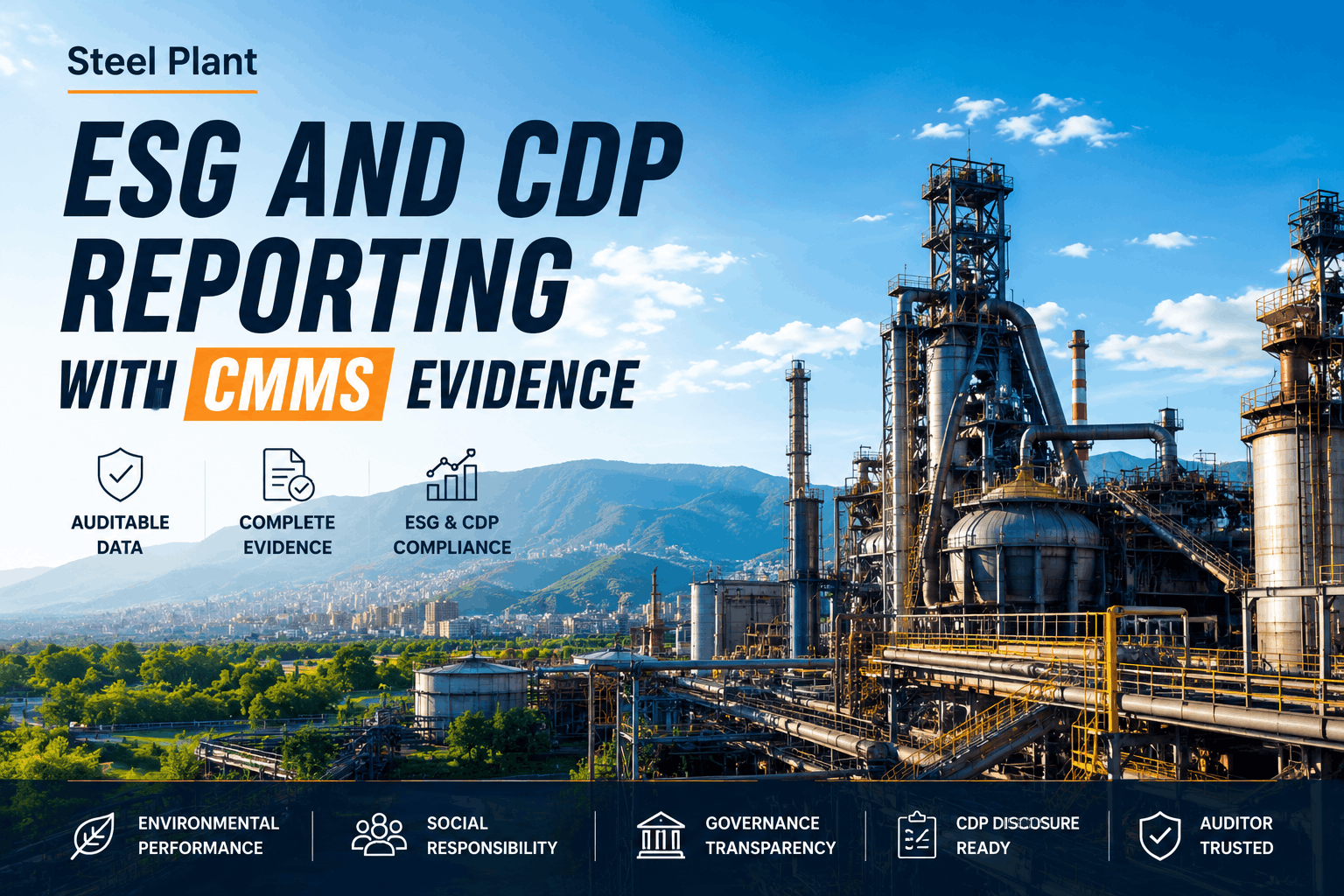 steel-plant-esg-and-cdp-reporting-with-cmms-evidence