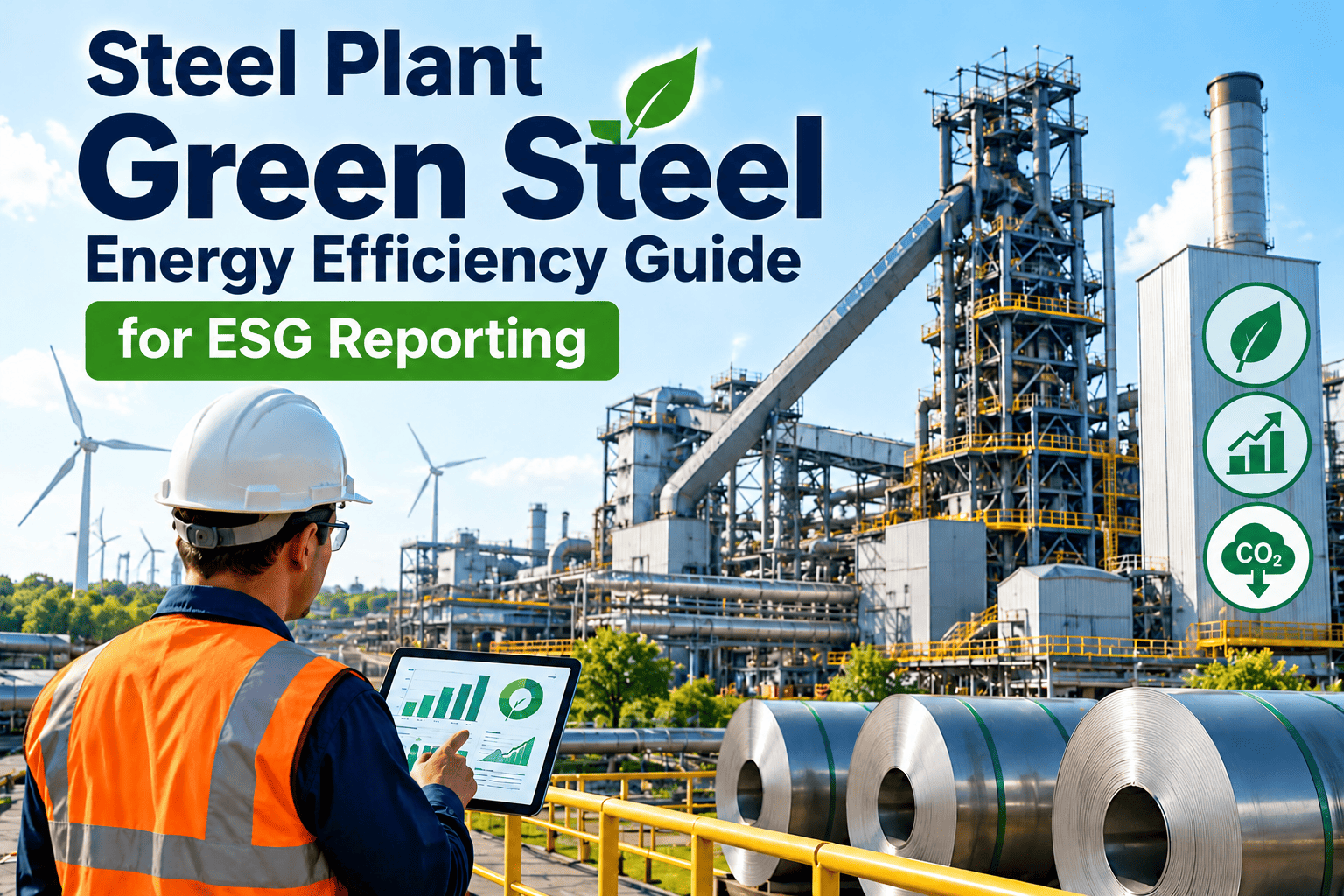 steel-plant-green-energy-efficiency-esg-reporting