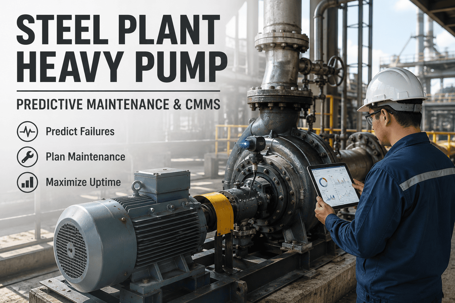 steel-plant-heavy-pump-predictive-maintenance-cmms