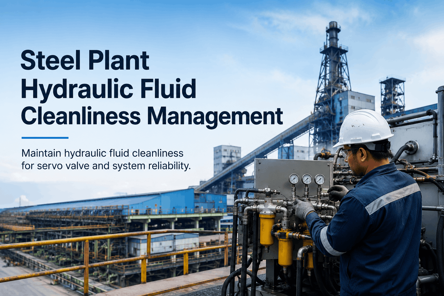 steel-plant-hydraulic-fluid-cleanliness-management