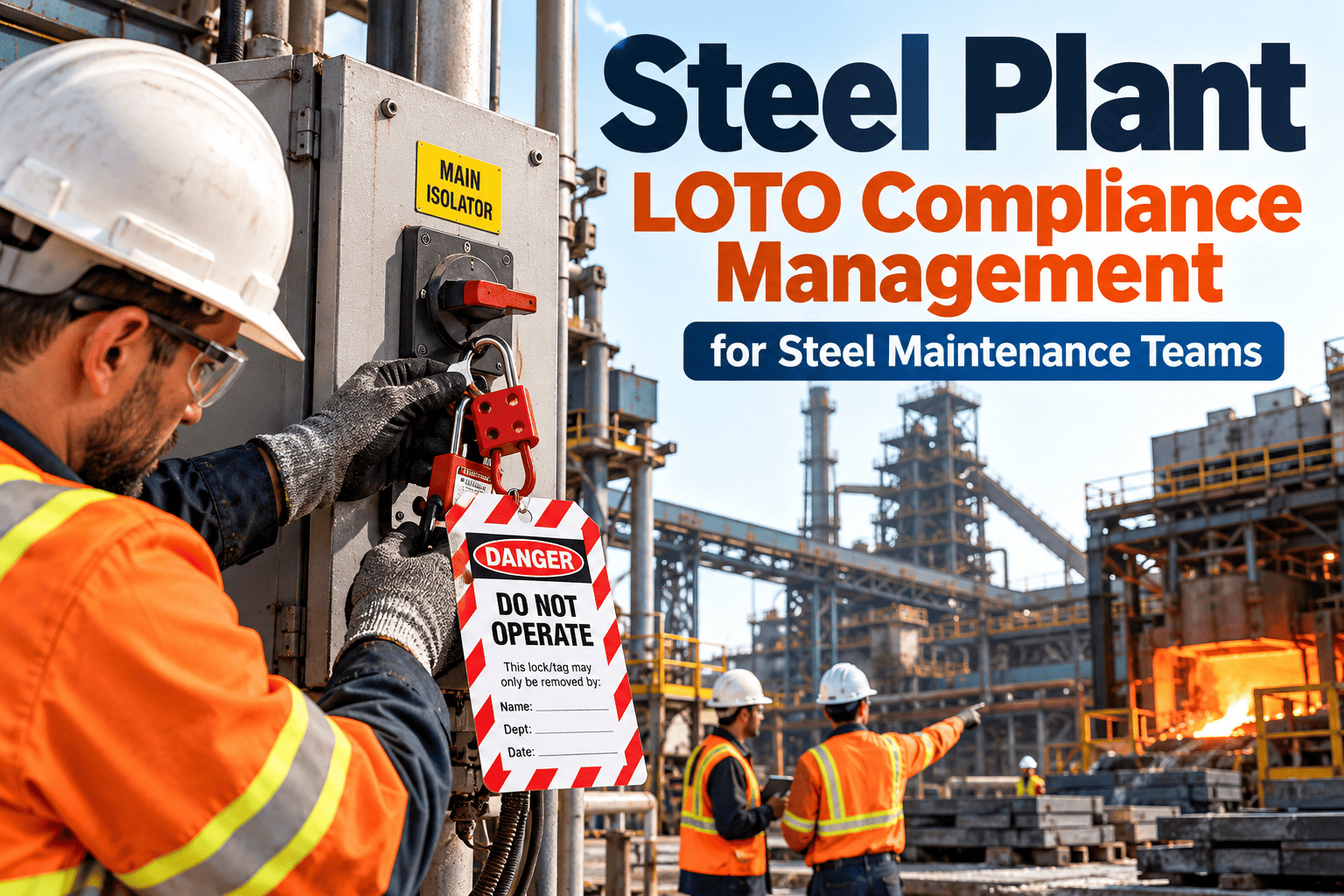 steel-plant-loto-compliance-management-maintenance
