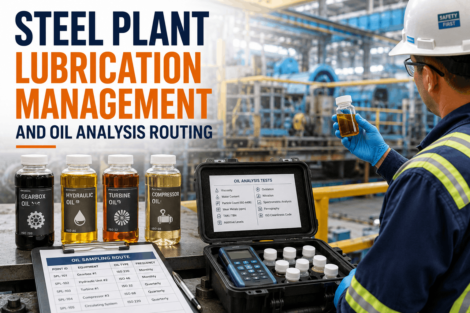 steel-plant-lubrication-management-and-oil-analysis-routing