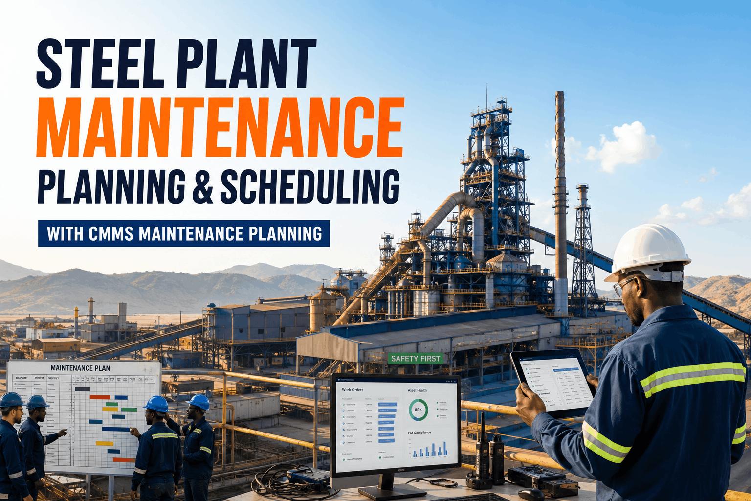 steel-plant-maintenance-planning-scheduling-cmms
