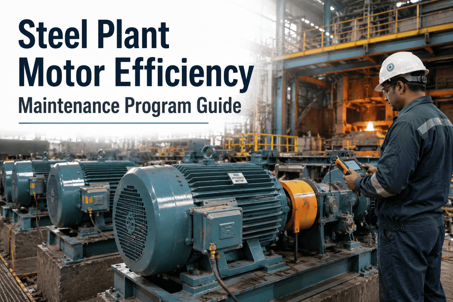 steel-plant-motor-efficiency-maintenance-program