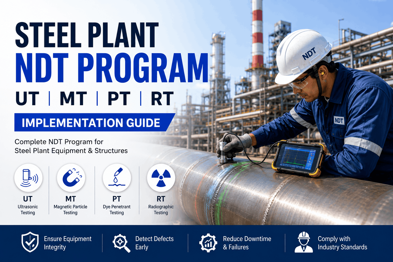 steel-plant-ndt-program-ut-mt-pt-rt-implementation-guide
