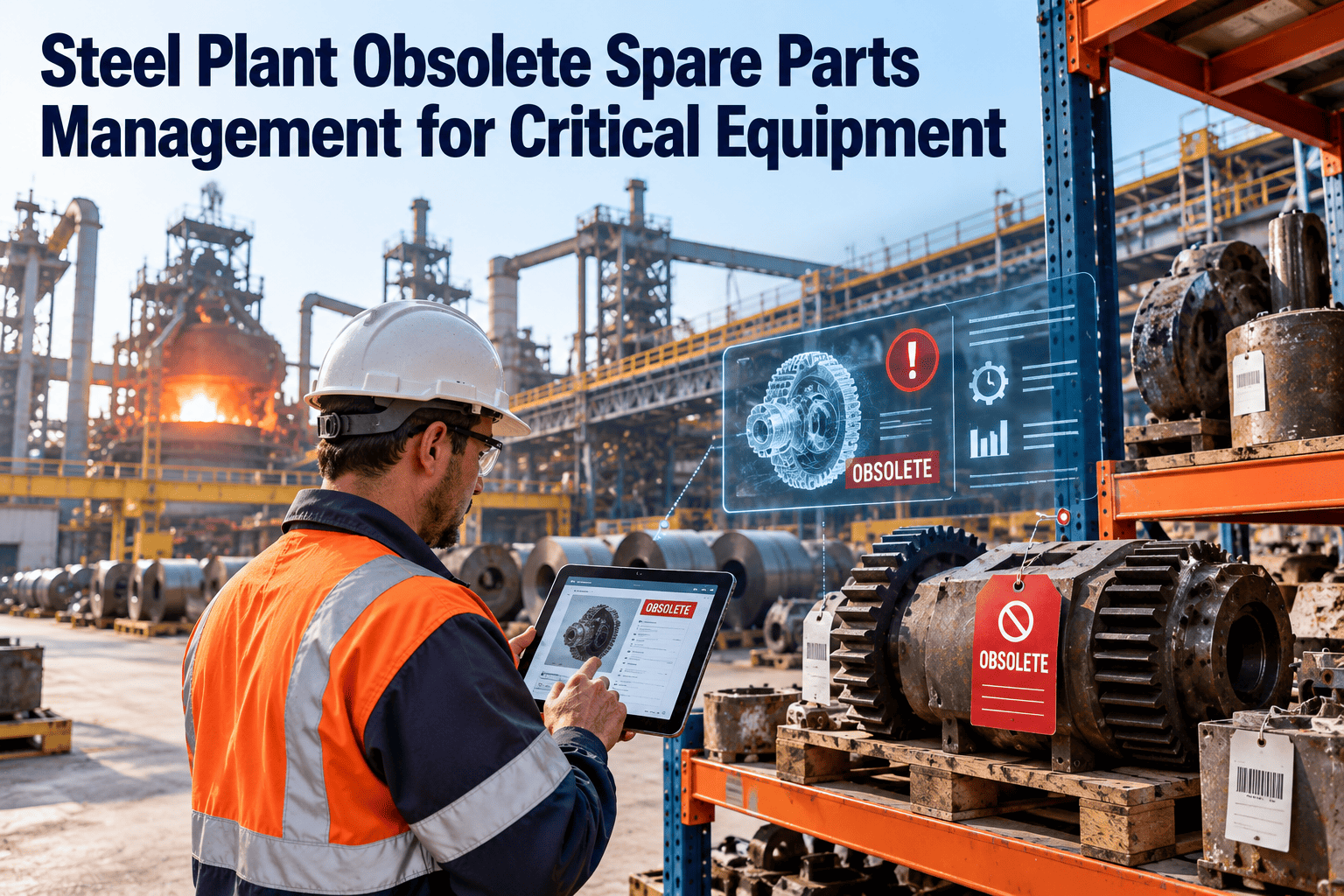 steel-plant-obsolete-spare-parts-management-critical-equipment
