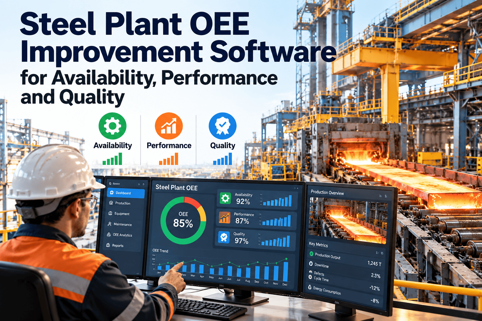 steel-plant-oee-improvement-software-availability-performance-quality