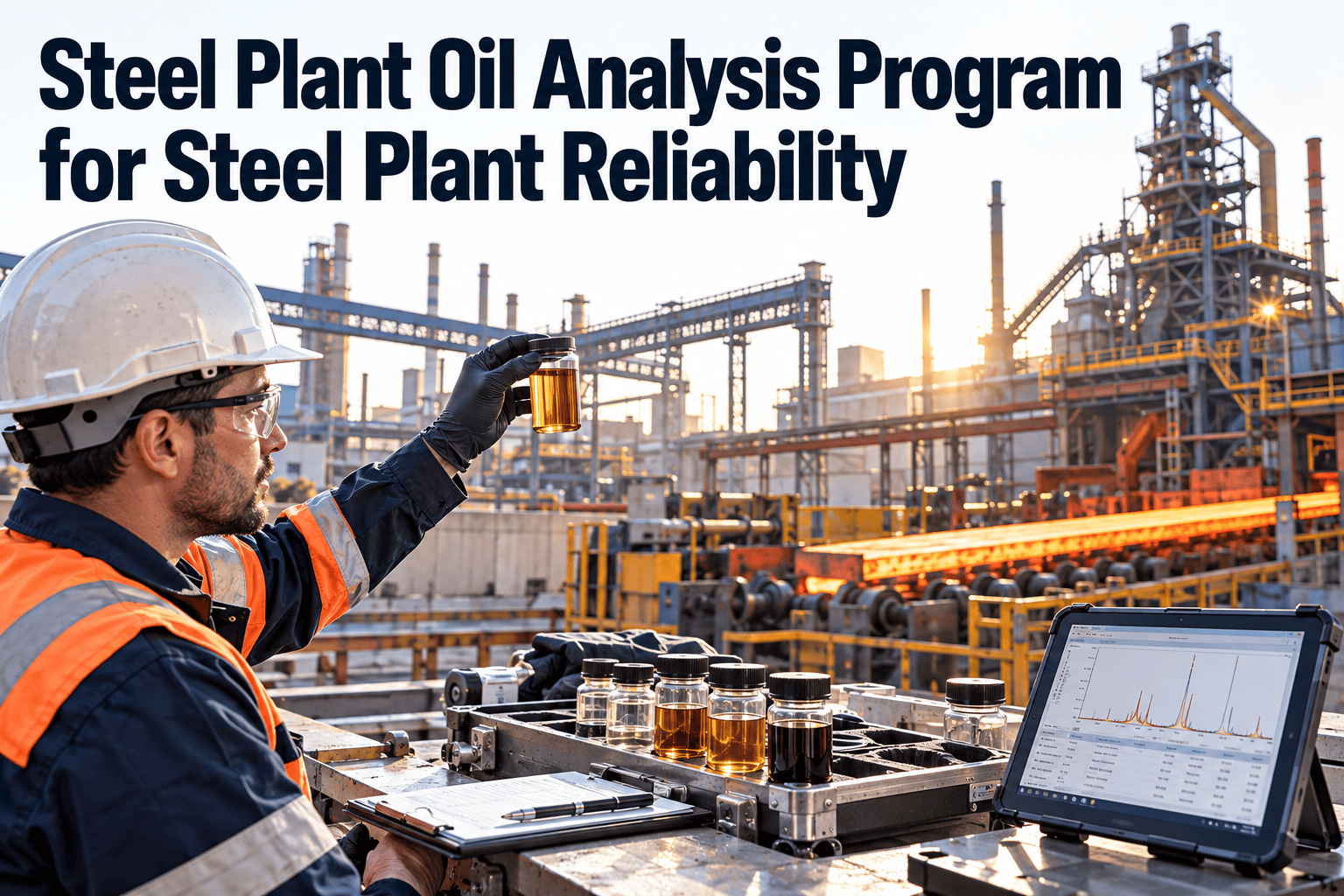 steel-plant-oil-analysis-program-reliability