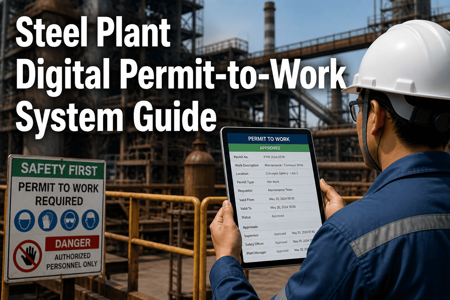 steel-plant-permit-to-work-digital-system-guide
