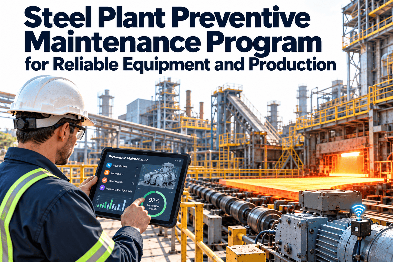 steel-plant-preventive-program-reliable-equipment-production