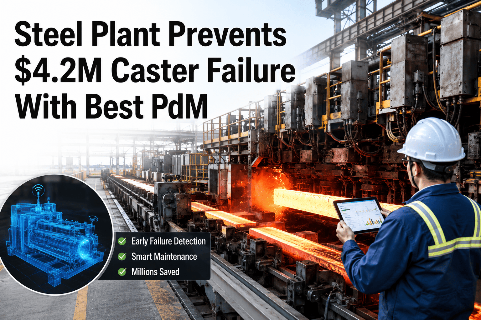 steel-plant-prevents-4-2m-caster-failure-best-pdm