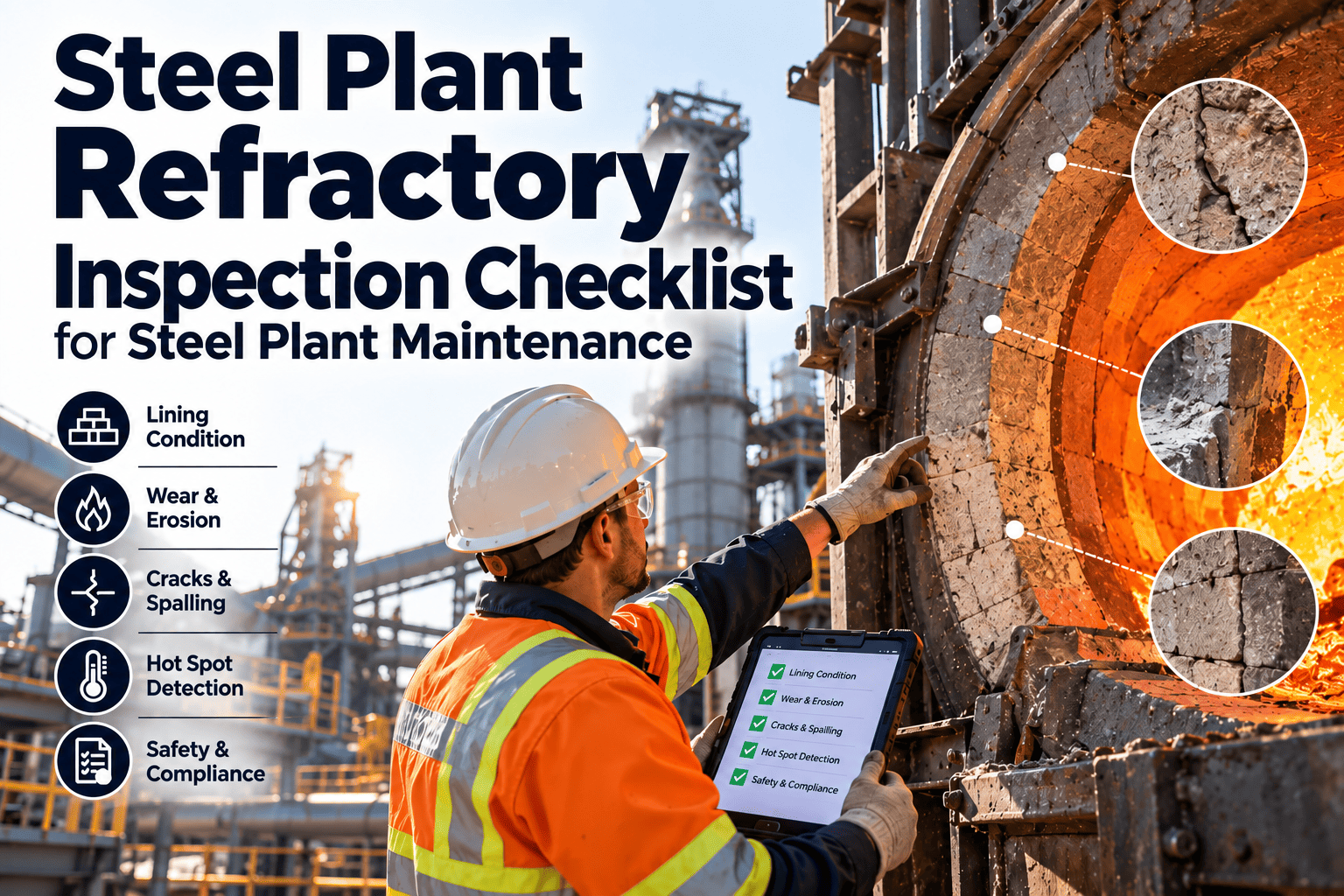 steel-plant-refractory-inspection-checklist