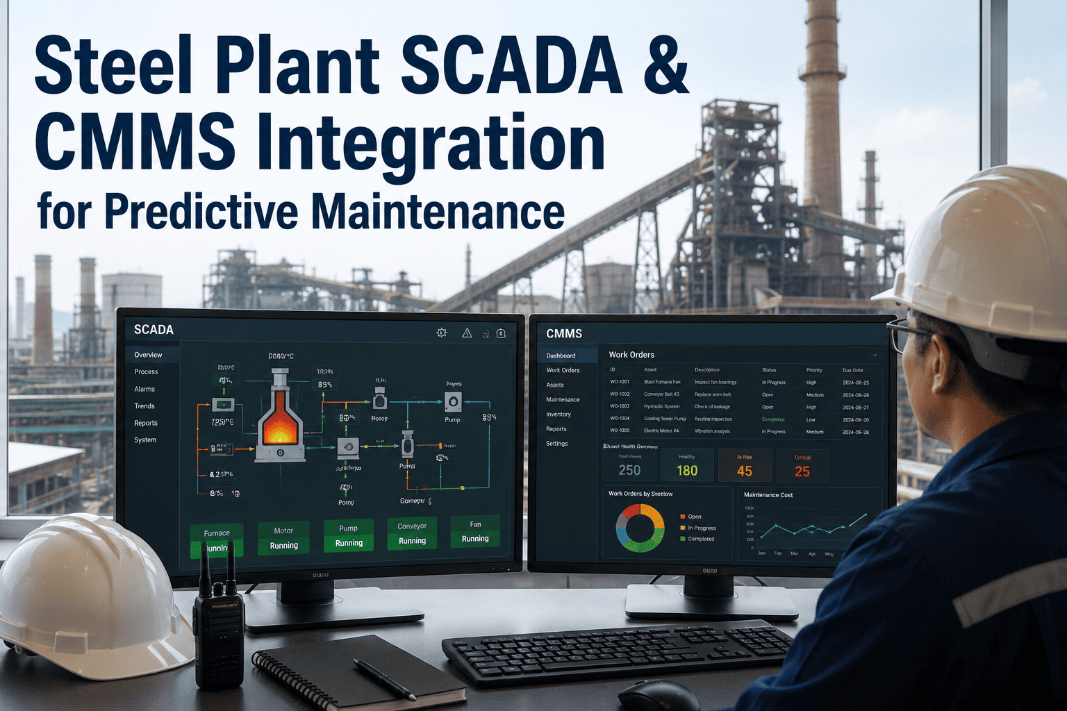 steel-plant-scada-cmms-integration-predictive-maintenance