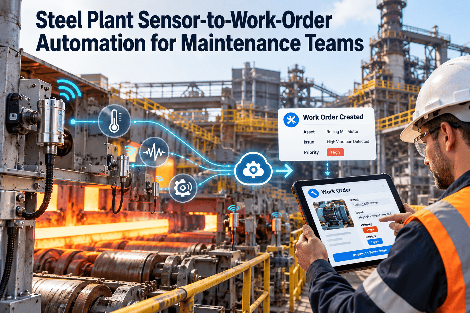 steel-plant-sensor-work-order-automation-maintenance