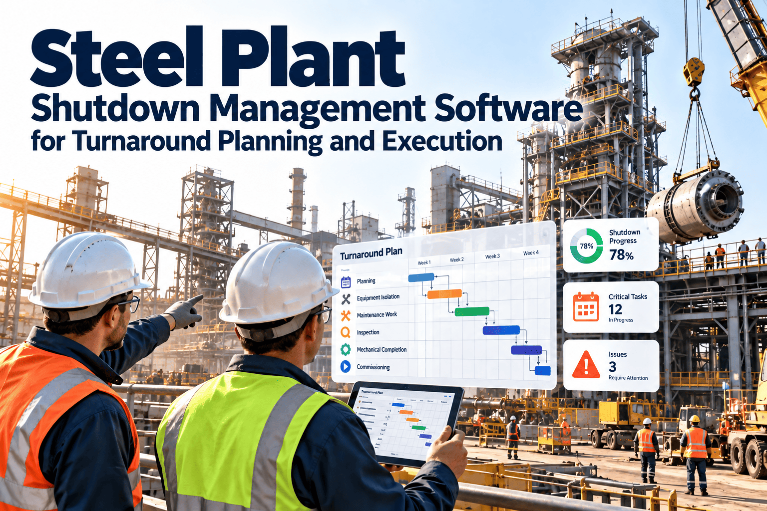 steel-plant-shutdown-management-software-turnaround-planning-execution
